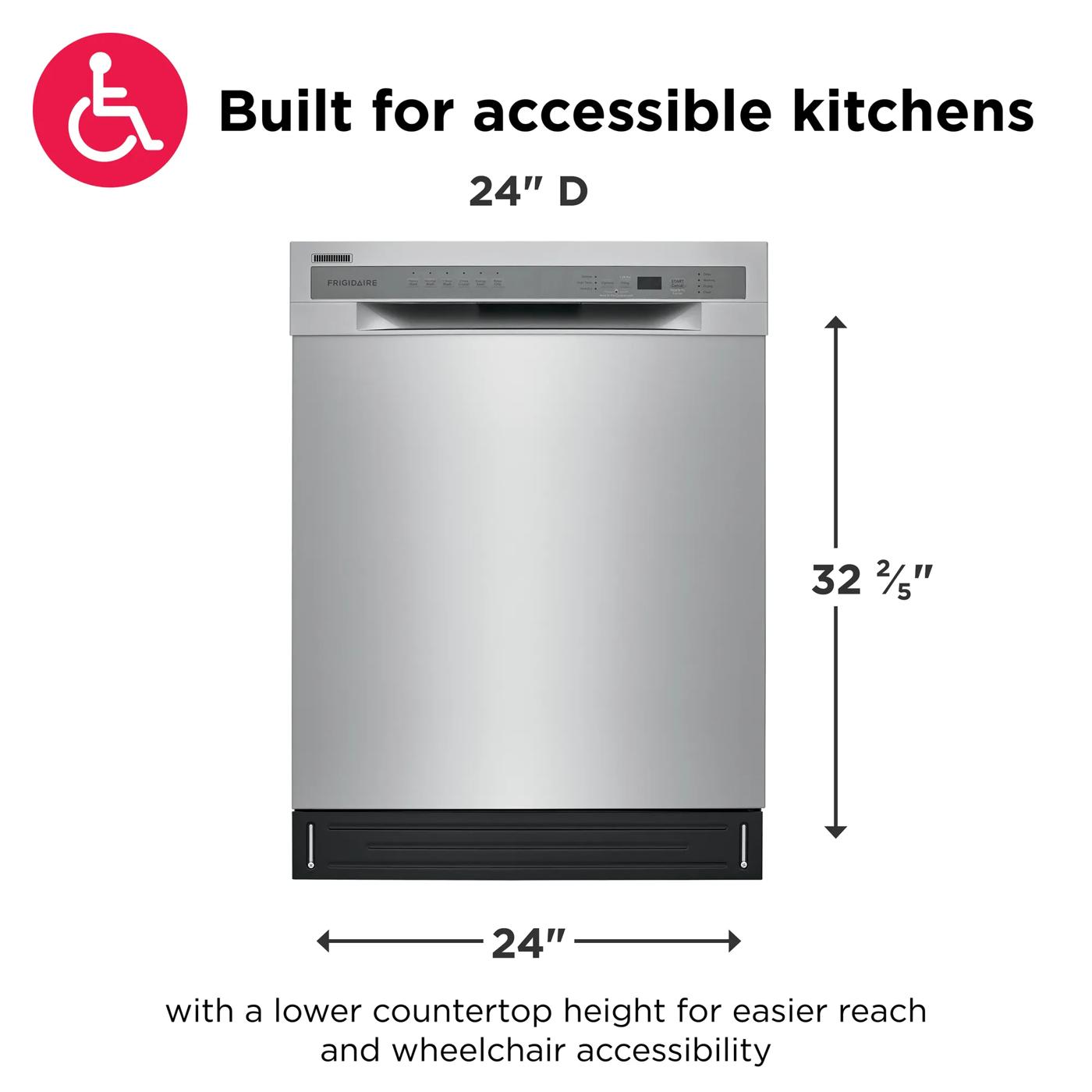 24" Built-In Dishwasher Stainless Steel-FFBD2420US