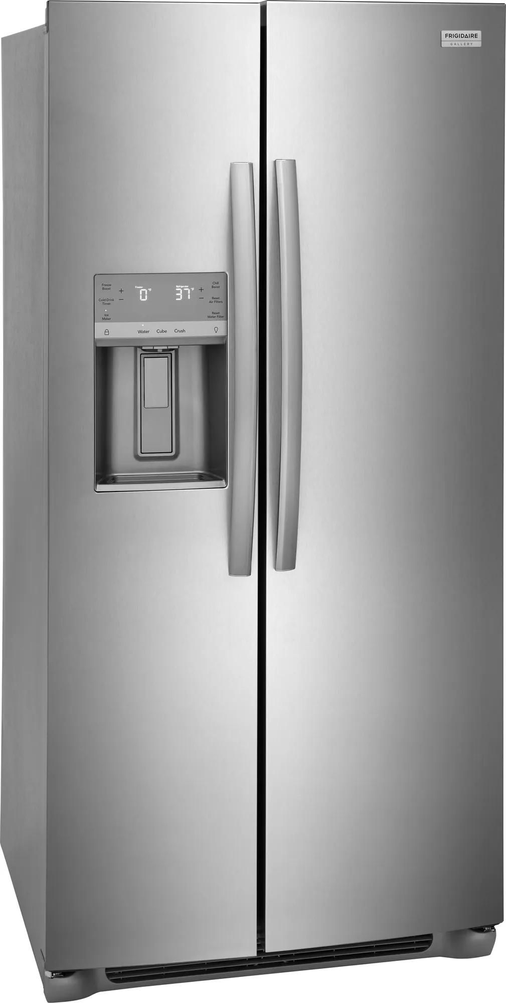22 Cu. Ft. 33" Standard Depth Side by Side Refrigerator Stainless Steel-GRSS2352AF