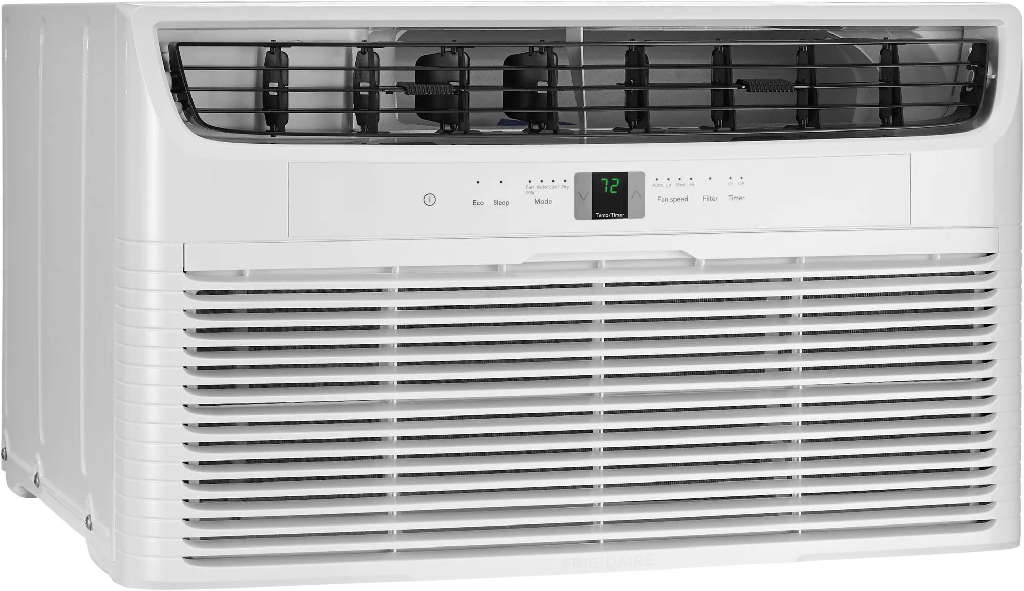 12,000 BTU Wall Room Air Conditioner with Supplemental Heat White-FHTE123WA2