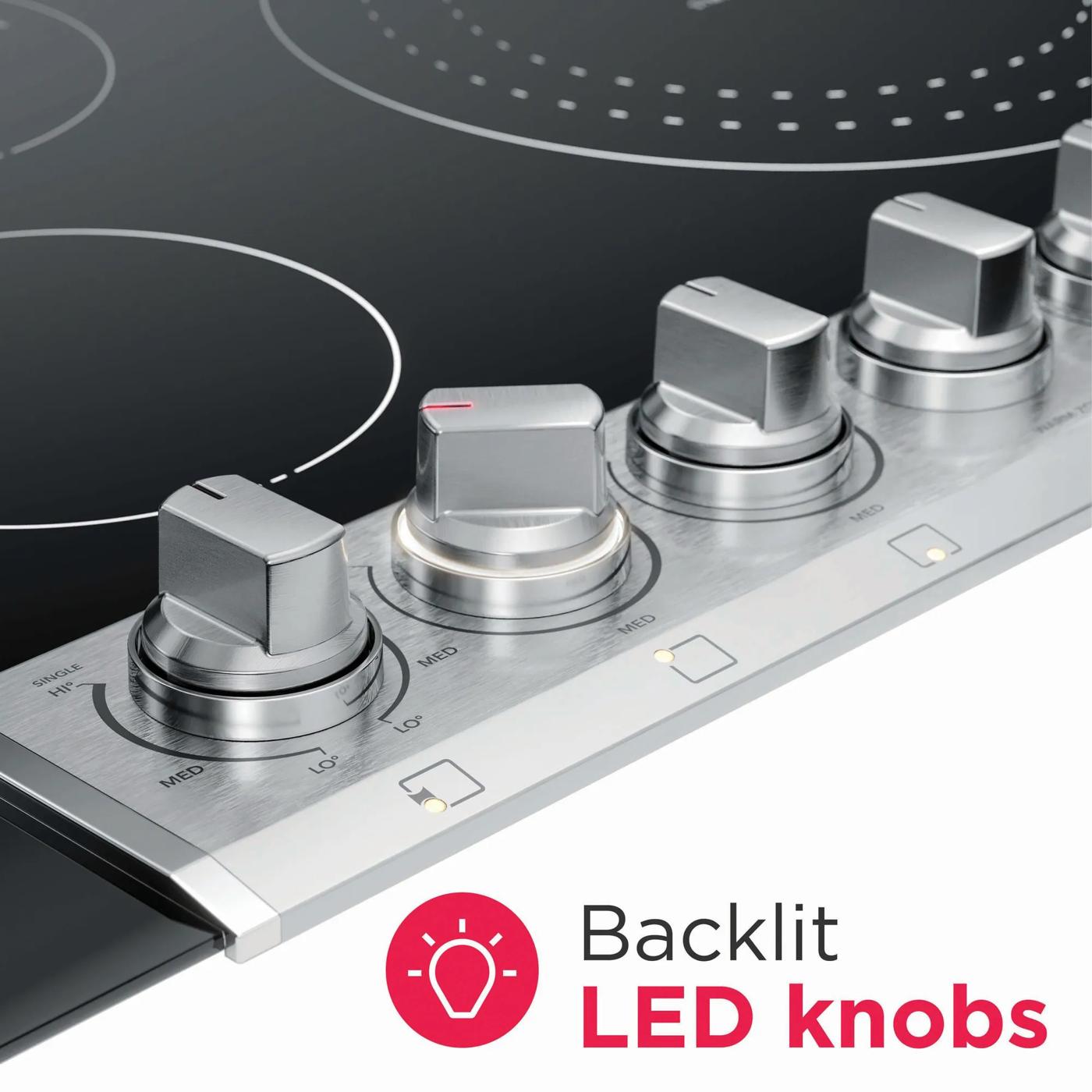 30" Electric Cooktop Stainless Steel-PCCE3080AF