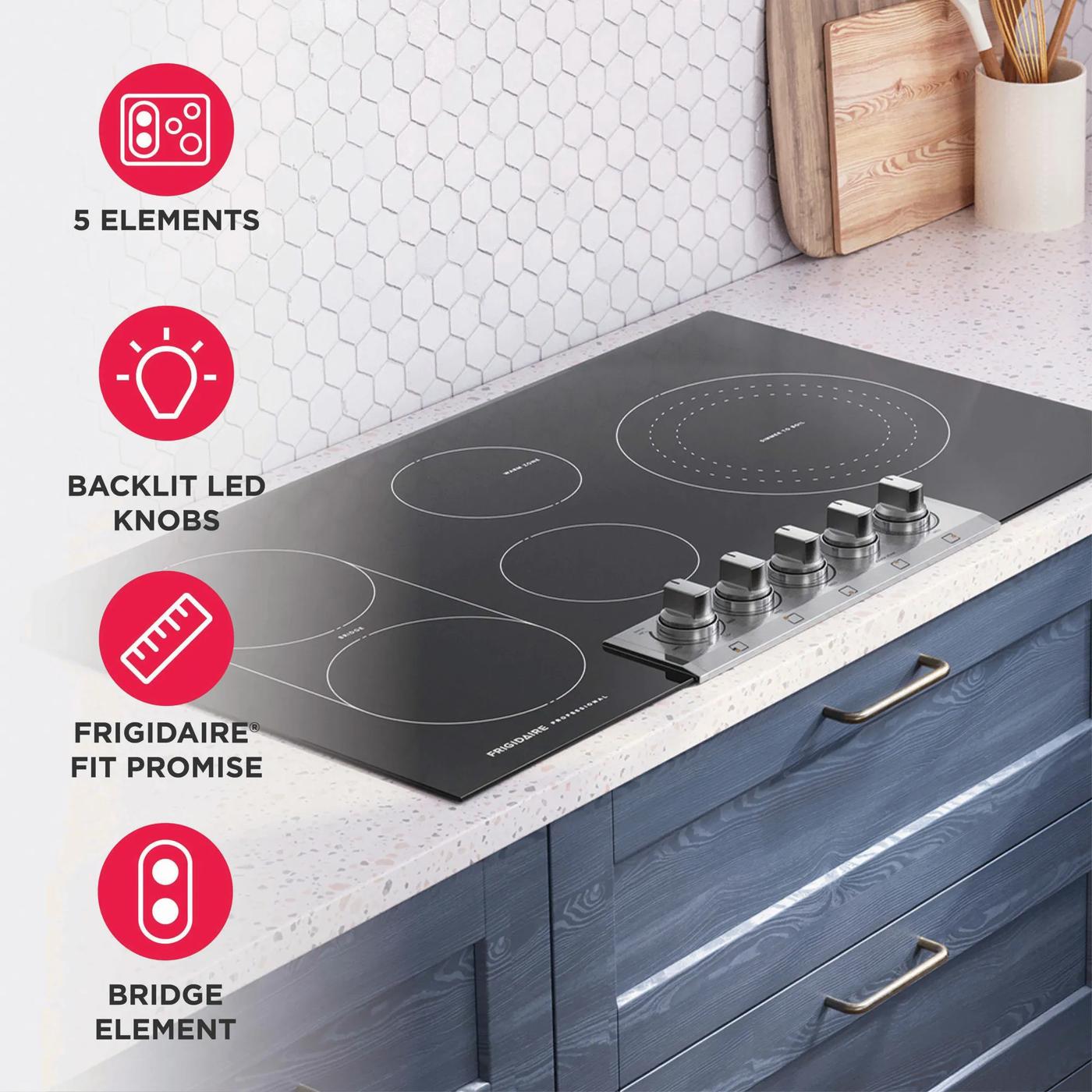 36" Electric Cooktop Stainless Steel-PCCE3680AF