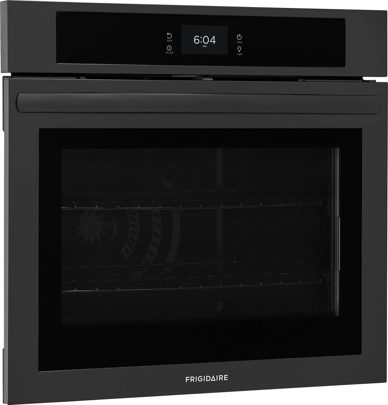30" Single Electric Wall Oven with Fan Convection Black-FCWS3027AB