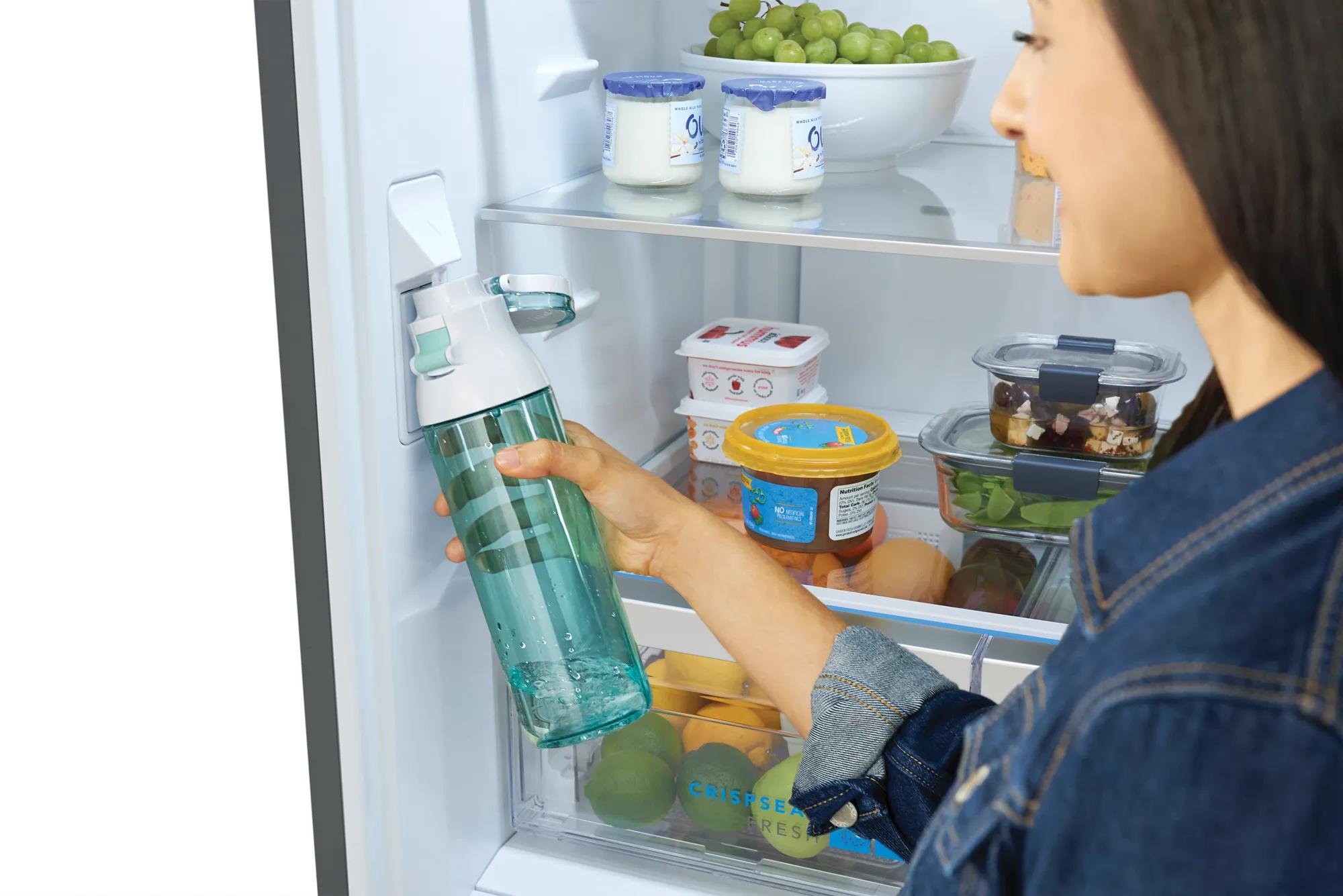 Réfrigérateur à portes françaises à profondeur standard de 20 pi³ Acier inoxydable-GRBN2012AF