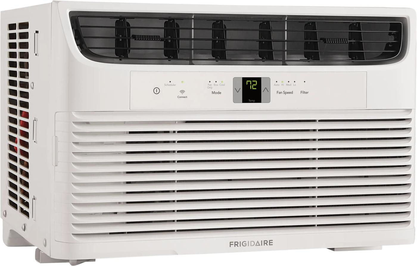 6,000 BTU Connected Window-Mounted Room Air Conditioner White-FHWW063WB1