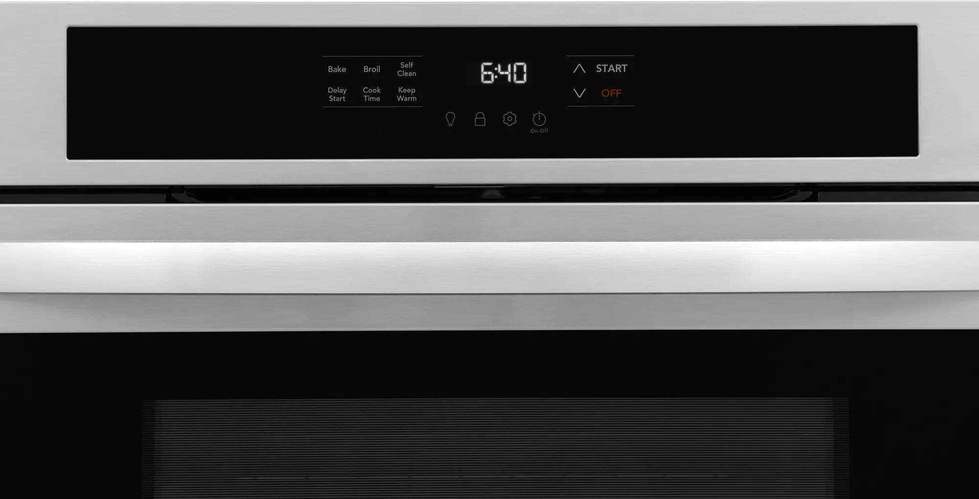 Four mural électrique simple de 30 po Acier inoxydable-FCWS3025AS