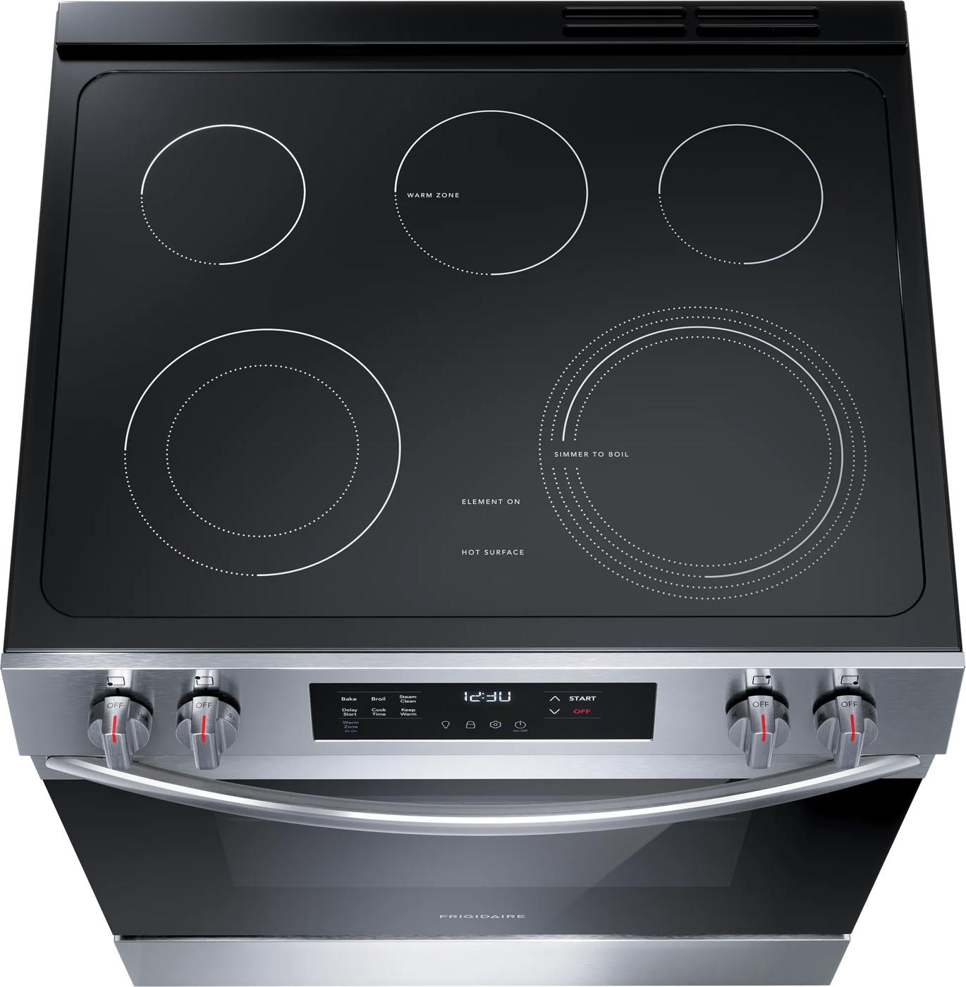 30" Front Control Electric Range Stainless Steel-FCFE306CAS