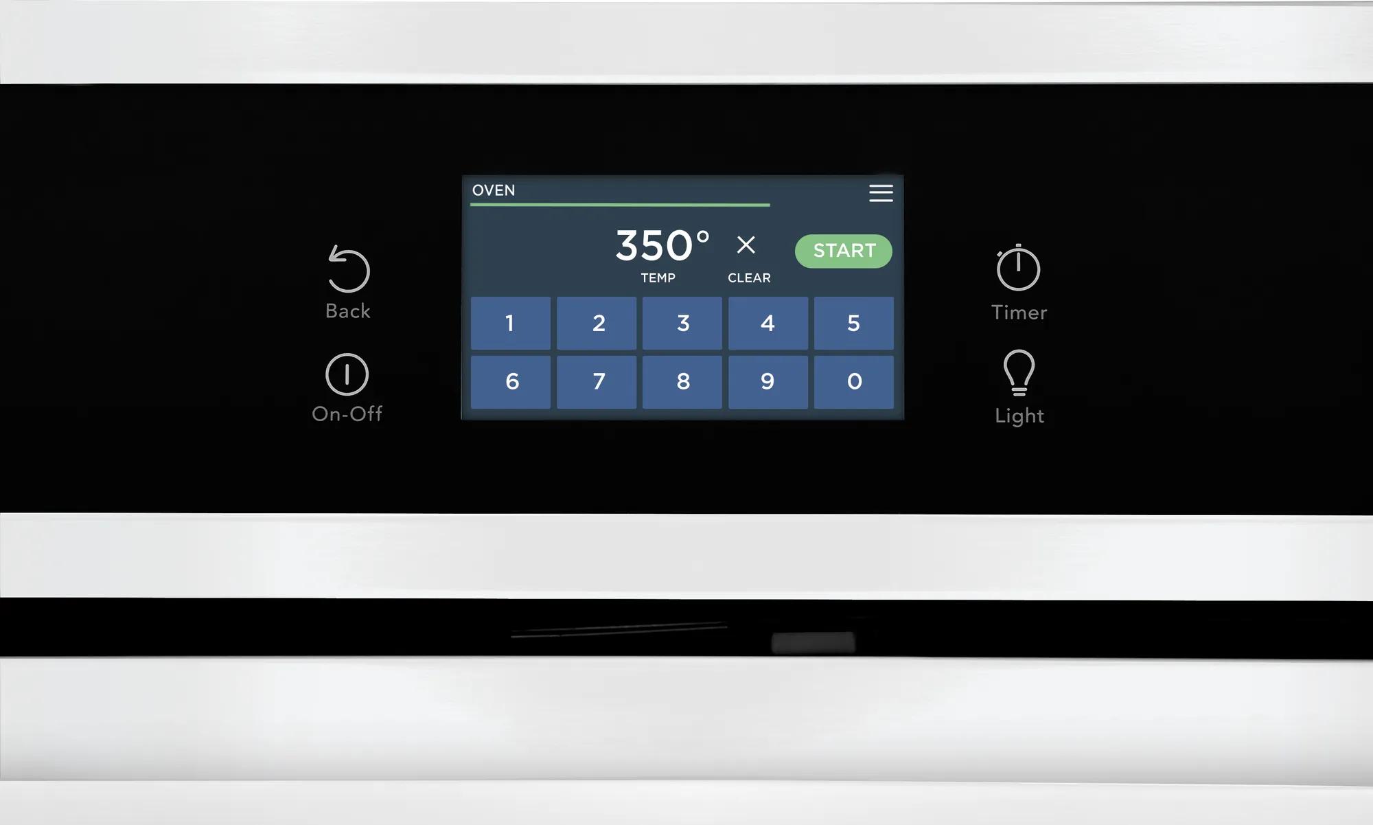 Four mural électrique simple de 76 cm (30 po) avec convection par ventilateur Blanc-FCWS3027AW