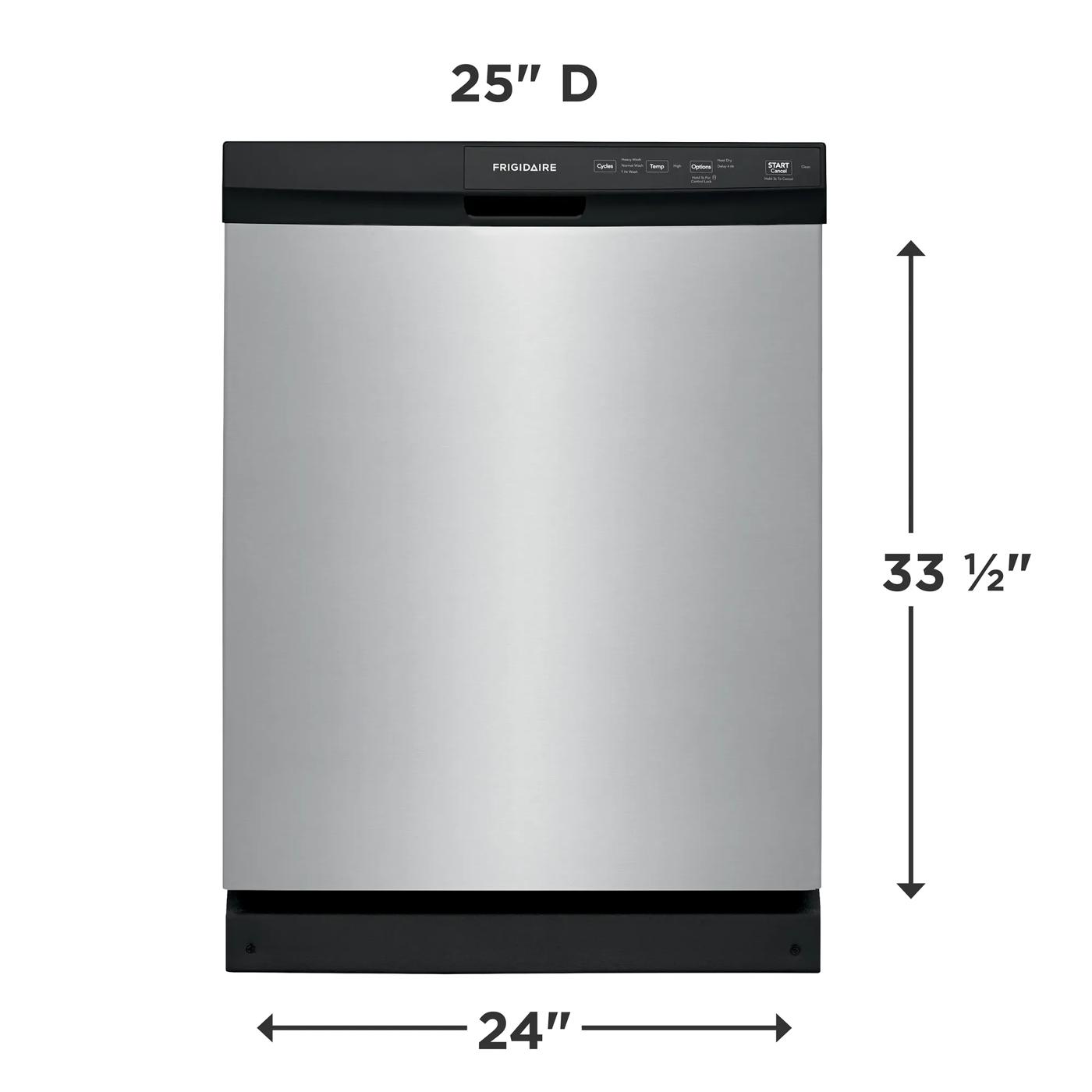 24" Built-In Dishwasher Stainless Steel-FFCD2413US