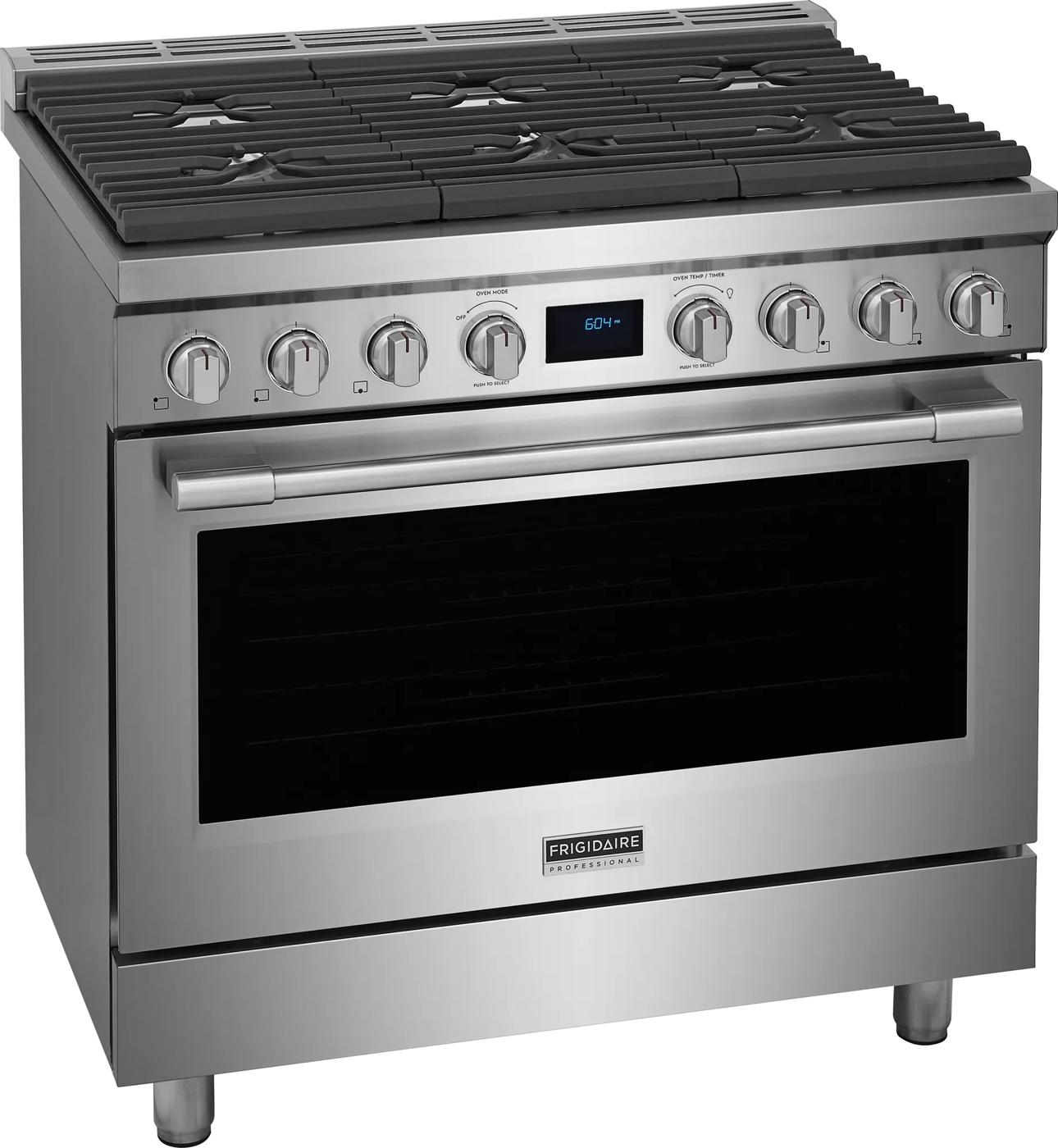 36" Dual-Fuel Freestanding Range Stainless Steel-PCFD3668AF
