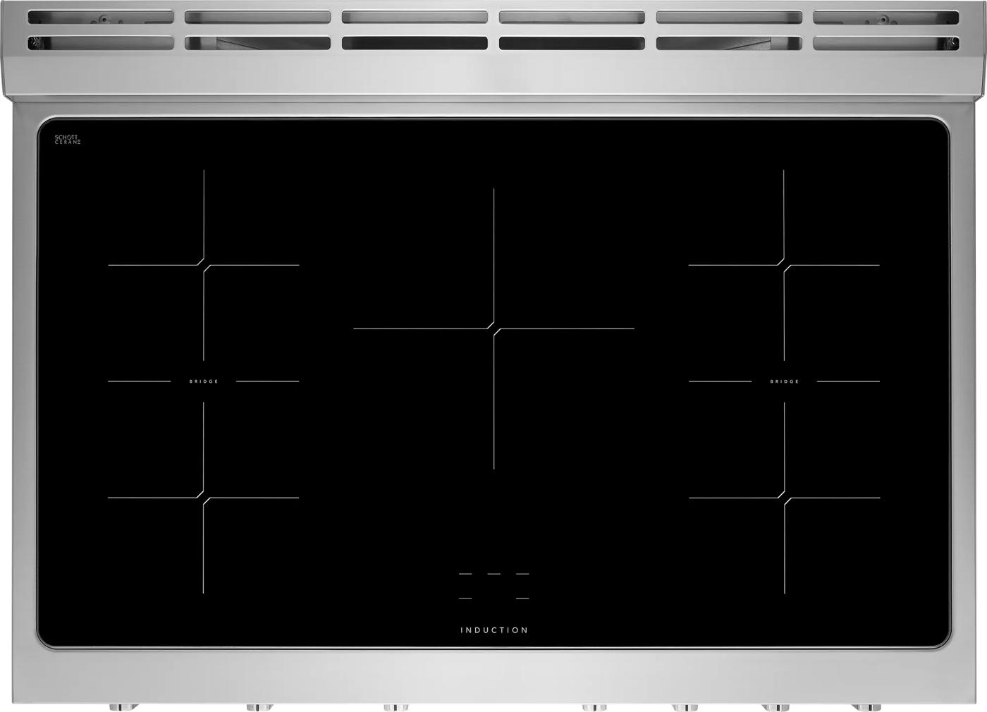 36" Induction Freestanding Range Stainless Steel-PCFI3670AF