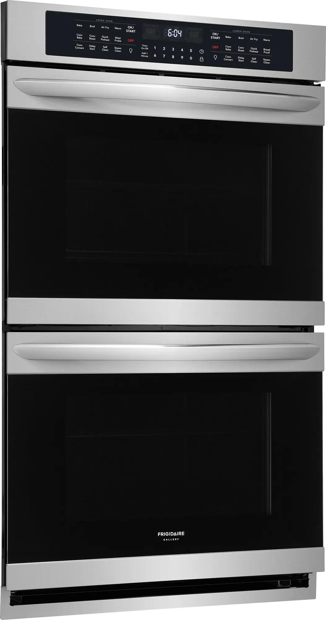 30" Double Electric Wall Oven with Air Fry Stainless Steel-FGET3069UF