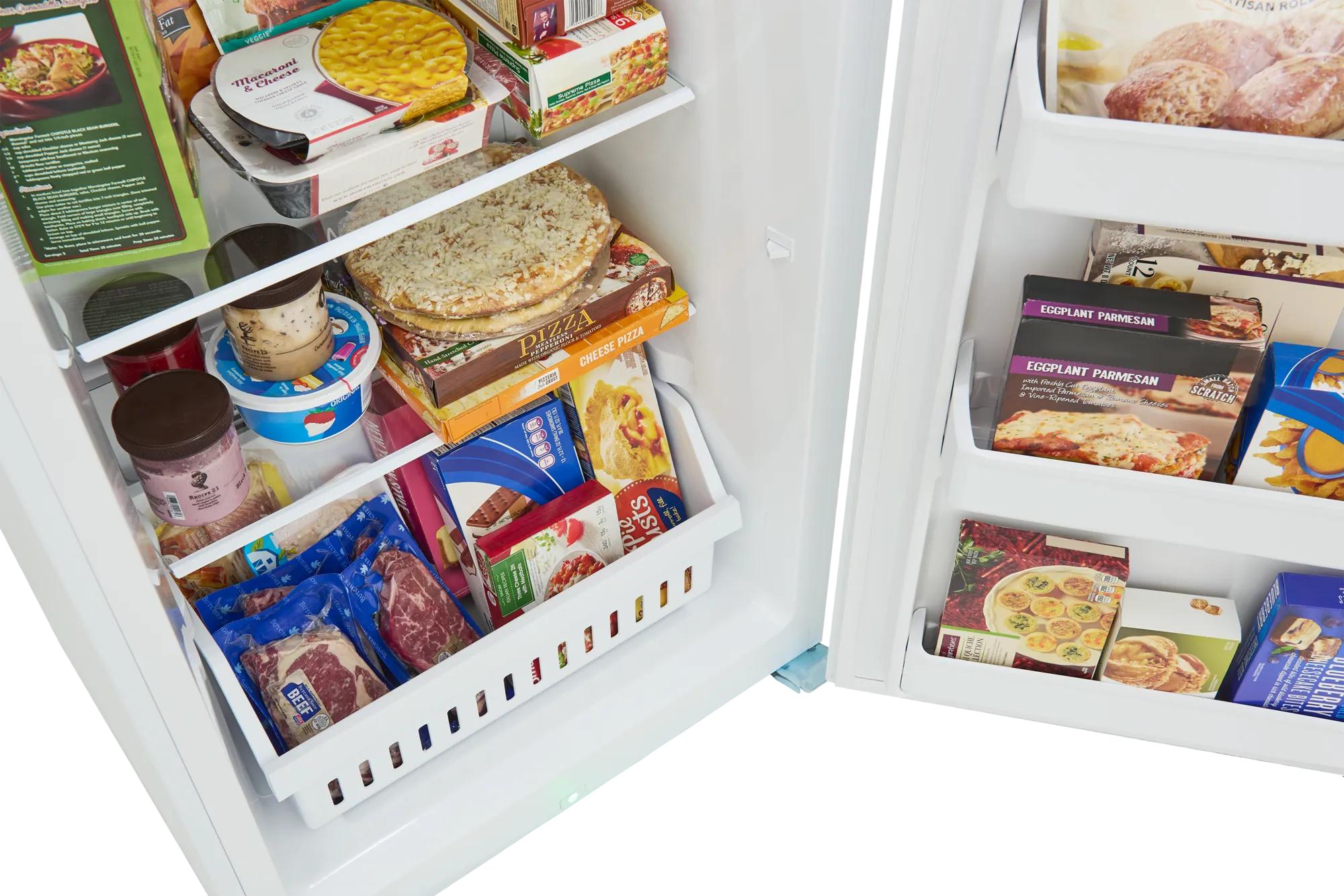 Congélateur droit convertible de 13 pi³ parfait pour le garage Blanc-FFUE1326AW