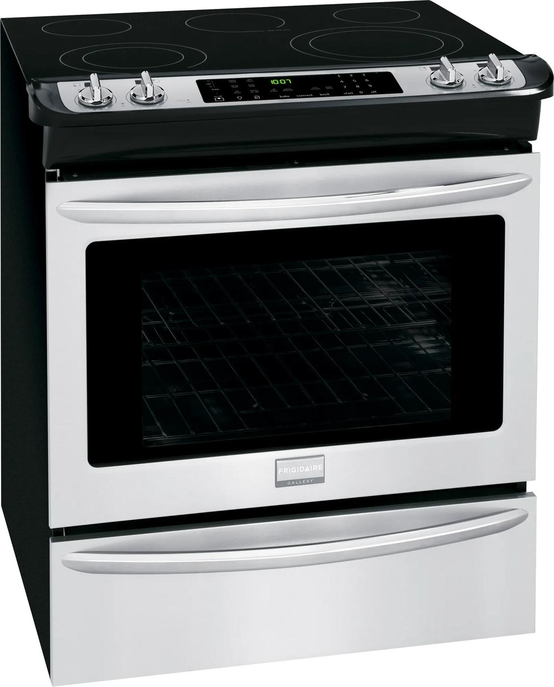 30" Slide-In Electric Range Stainless Steel-CGES3065PF