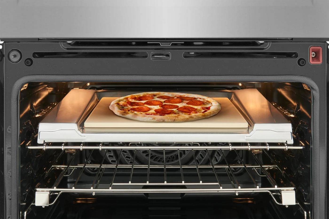 30" Microwave Combination Wall Oven with Stone-Baked Pizza Mode Stainless Steel-PCWM3085AF