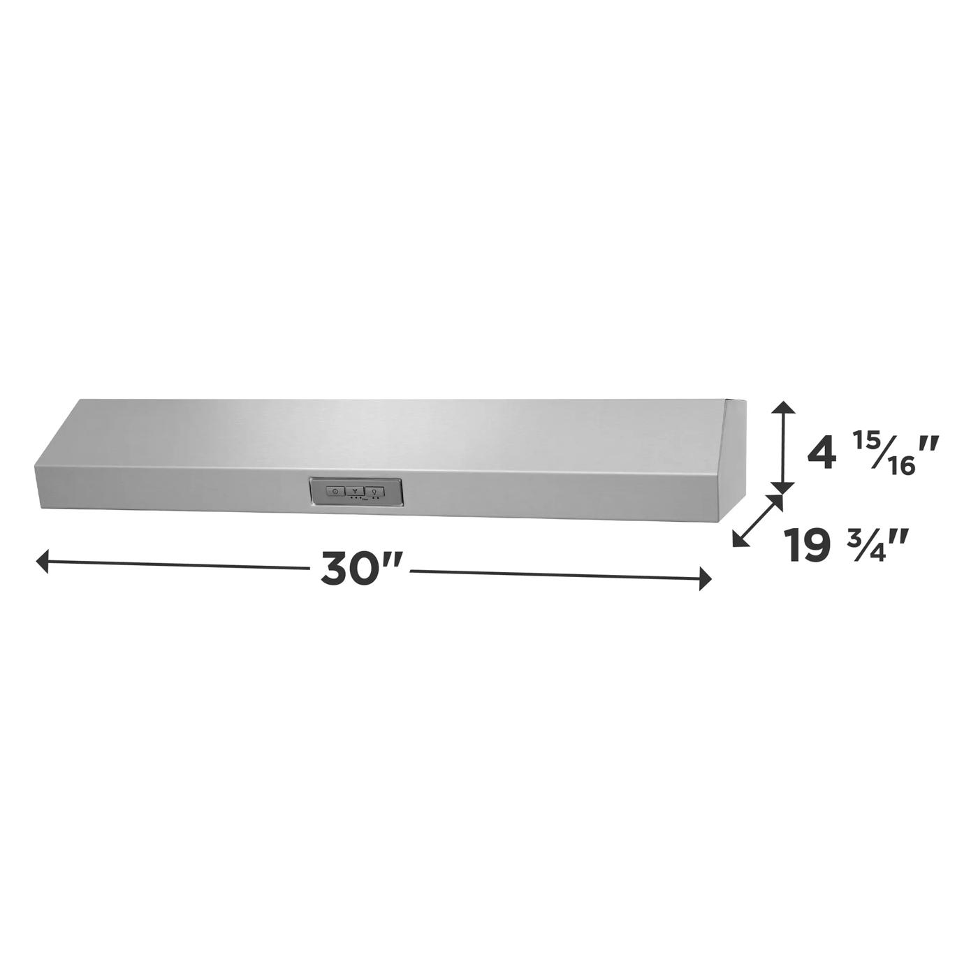 Undercabinet 30" Ventilation Hood Stainless Steel-FCVW3052AS