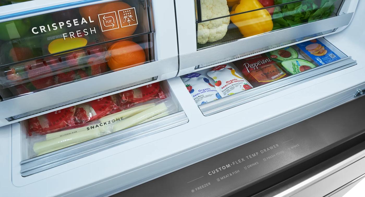 21 Cu. Ft. Counter-Depth 4-Door French Door Refrigerator Stainless Steel-PRMC2290BF