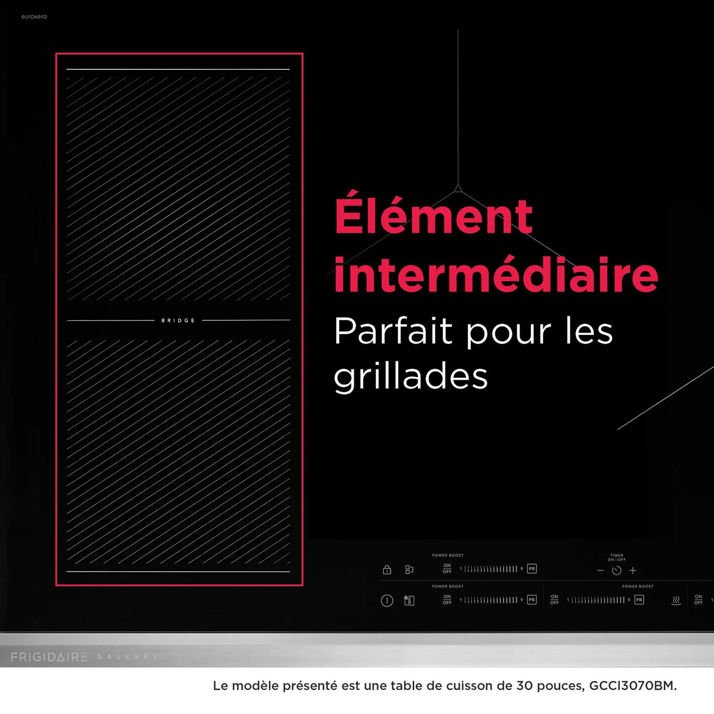 Surface de cuisson par induction de 36 po avec MatteGuard🅪  Acier inoxydable-GCCI3670BM