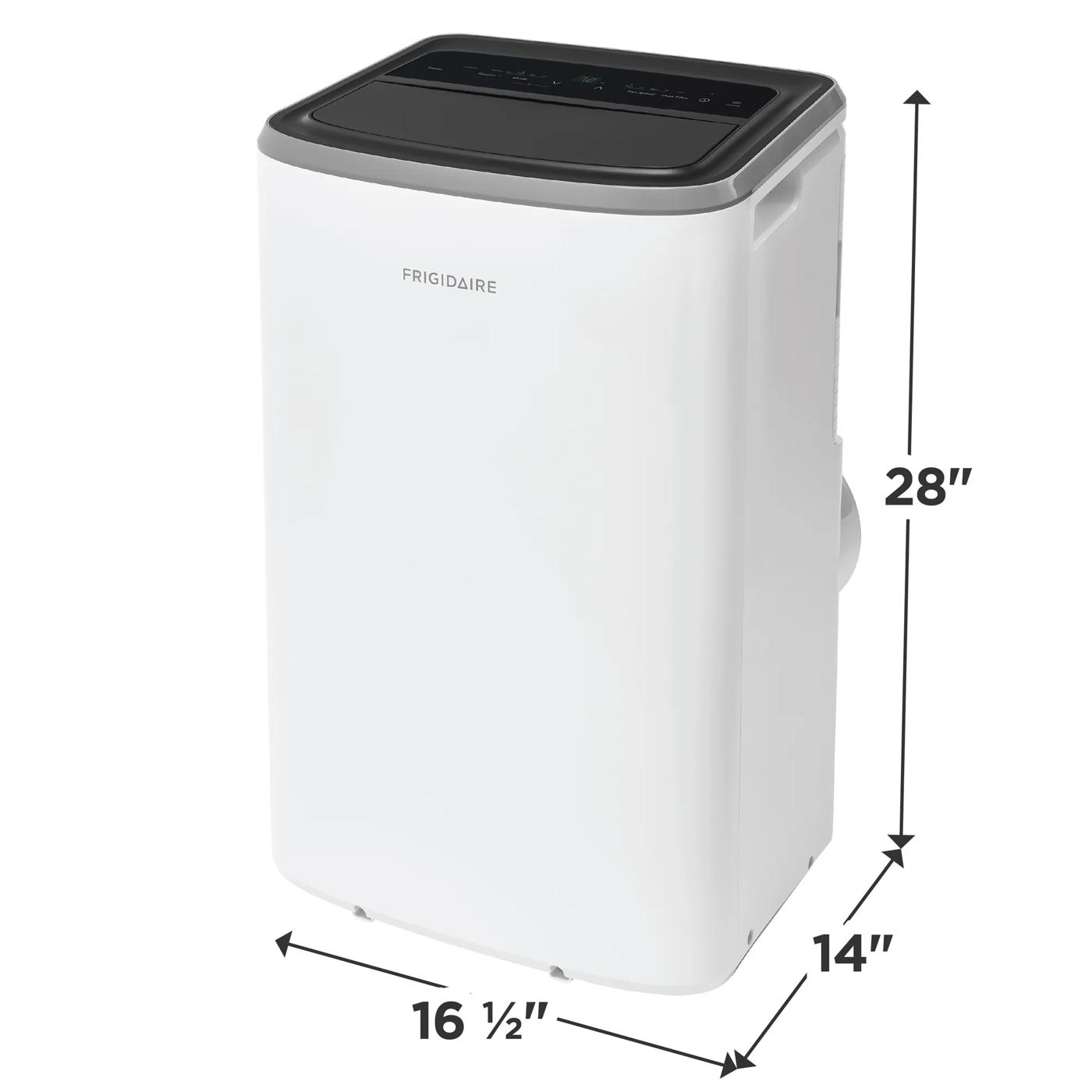 3-in-1 Connected Portable Room Air Conditioner 12,000 BTU (ASHRAE) / 8,000 BTU (DOE) White-FHPW122AC1
