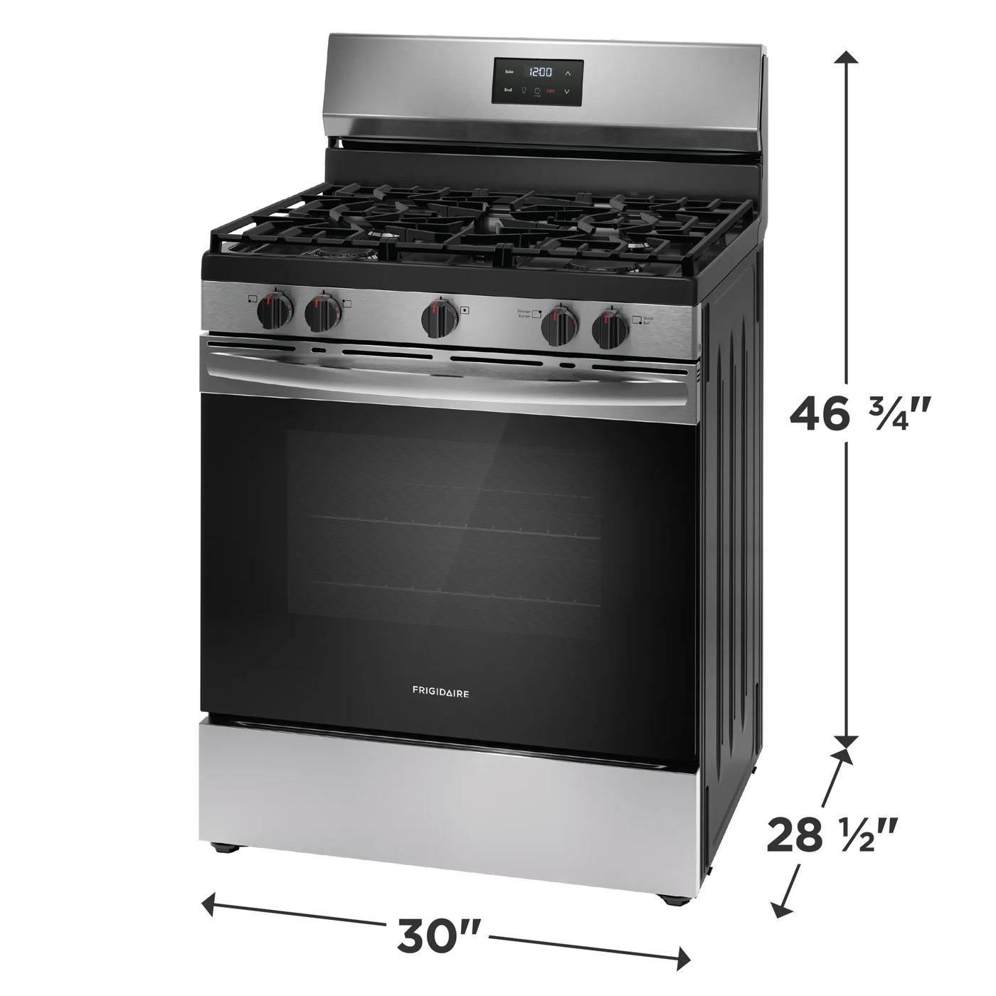 Cuisinière à gaz de 30 po Acier inoxydable-FCRG3052BS
