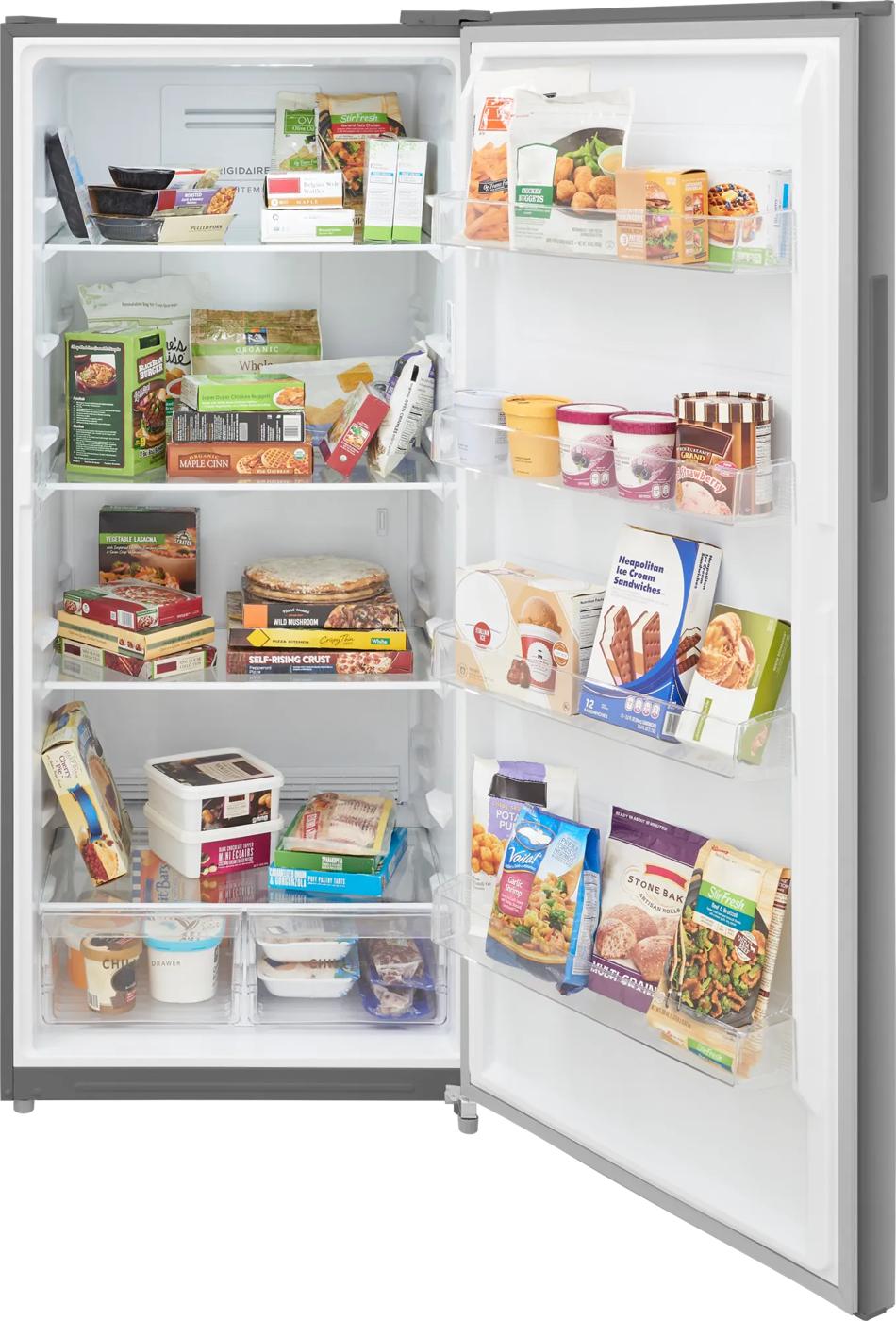 21 Cu. Ft. Garage Ready Upright Freezer Fingerprint-Resistant Stainless Steel Look-FFUV2126AV