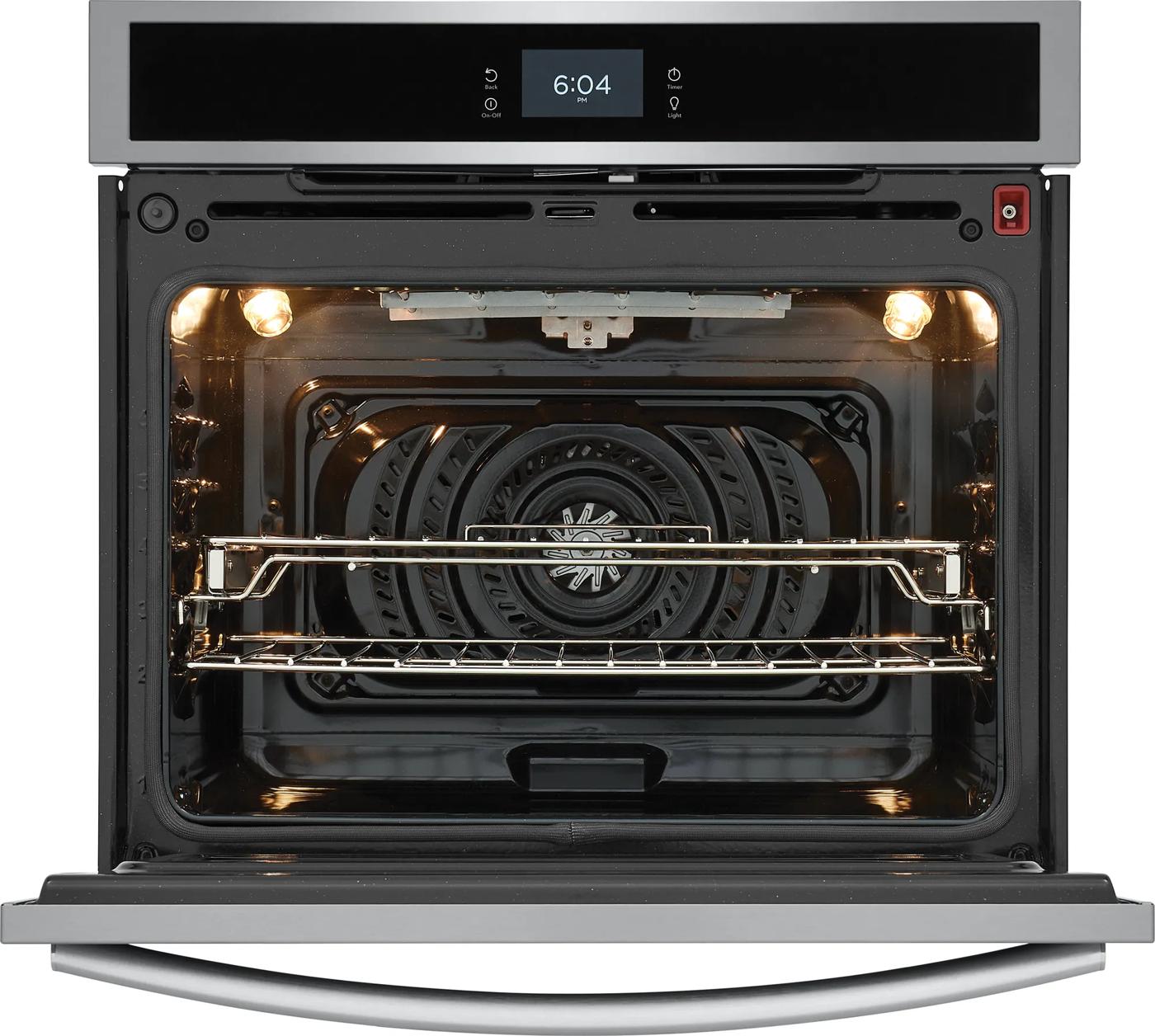 30" Single Electric Wall Oven with Total Convection Stainless Steel-GCWS3067AF