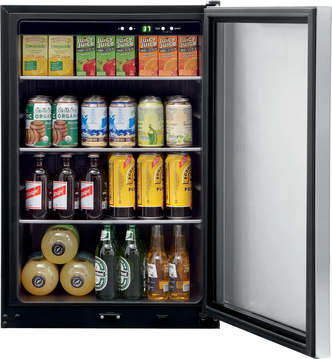 Distributeur de boissons d’une capacité de 138 canettes de 12 oz Acier inoxydable-FRYB4623AS