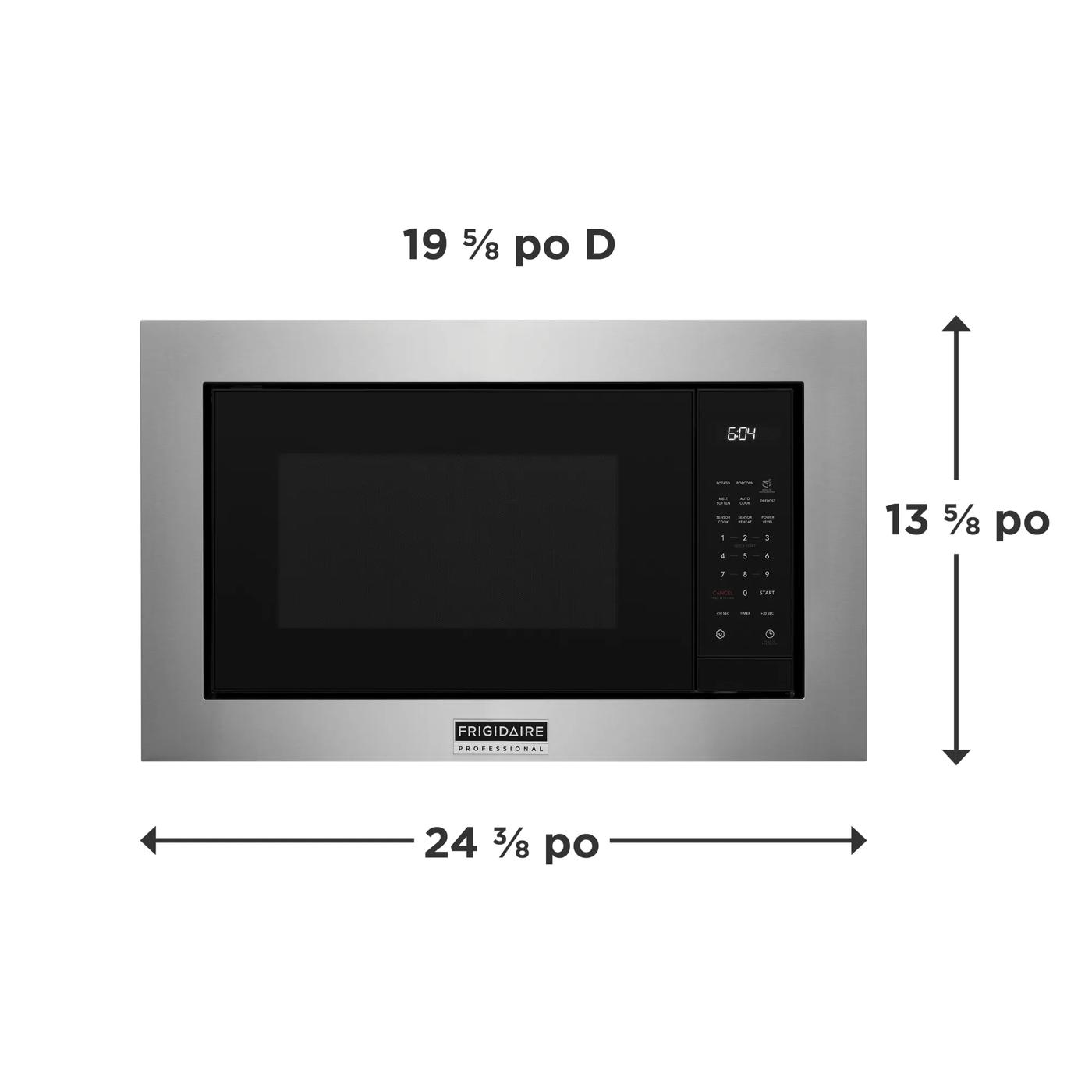 Four à micro-ondes encastré de 2,2 pi³ Acier inoxydable-PMBS3080BF