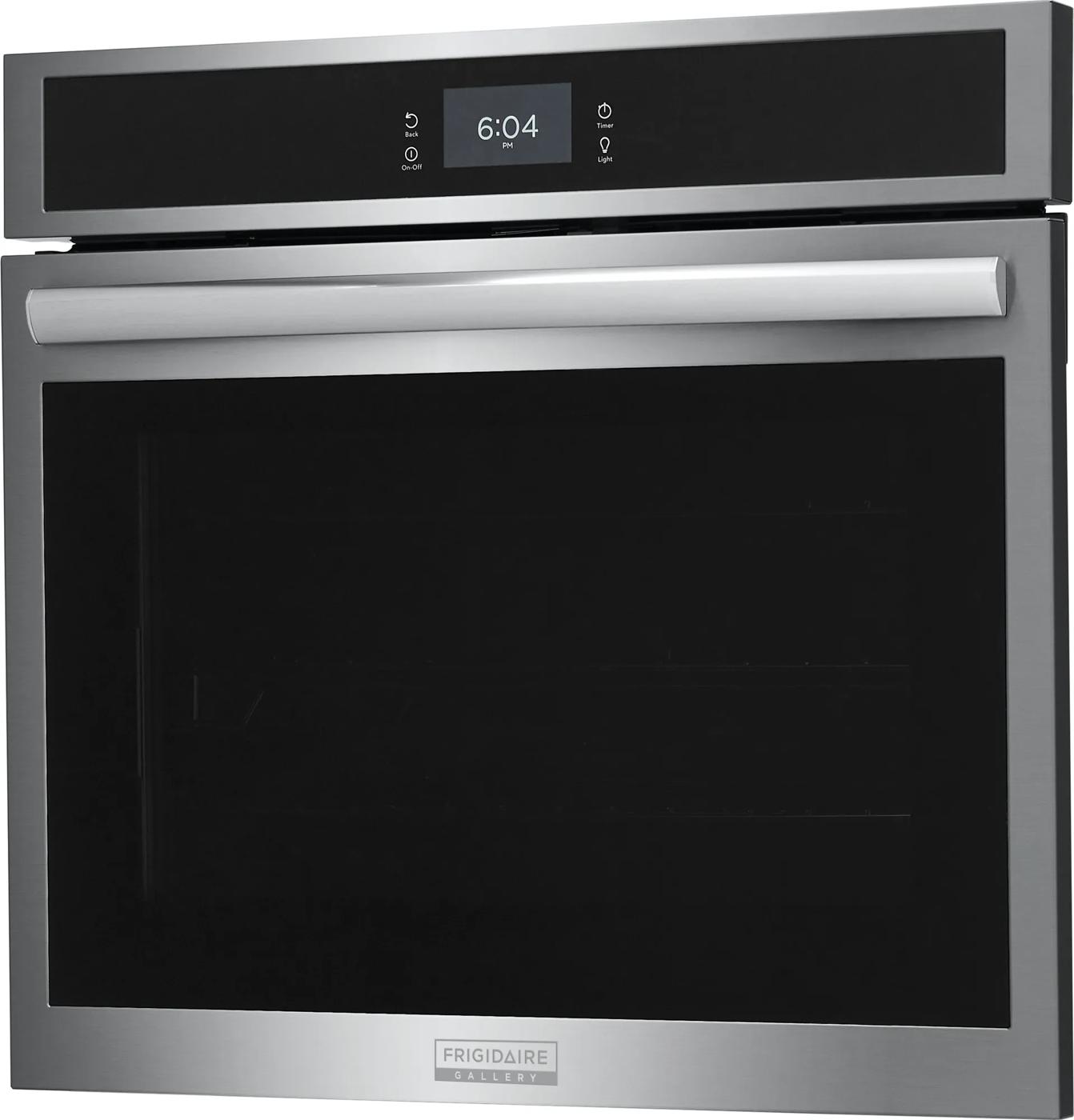 30" Single Electric Wall Oven with Total Convection Stainless Steel-GCWS3067AF