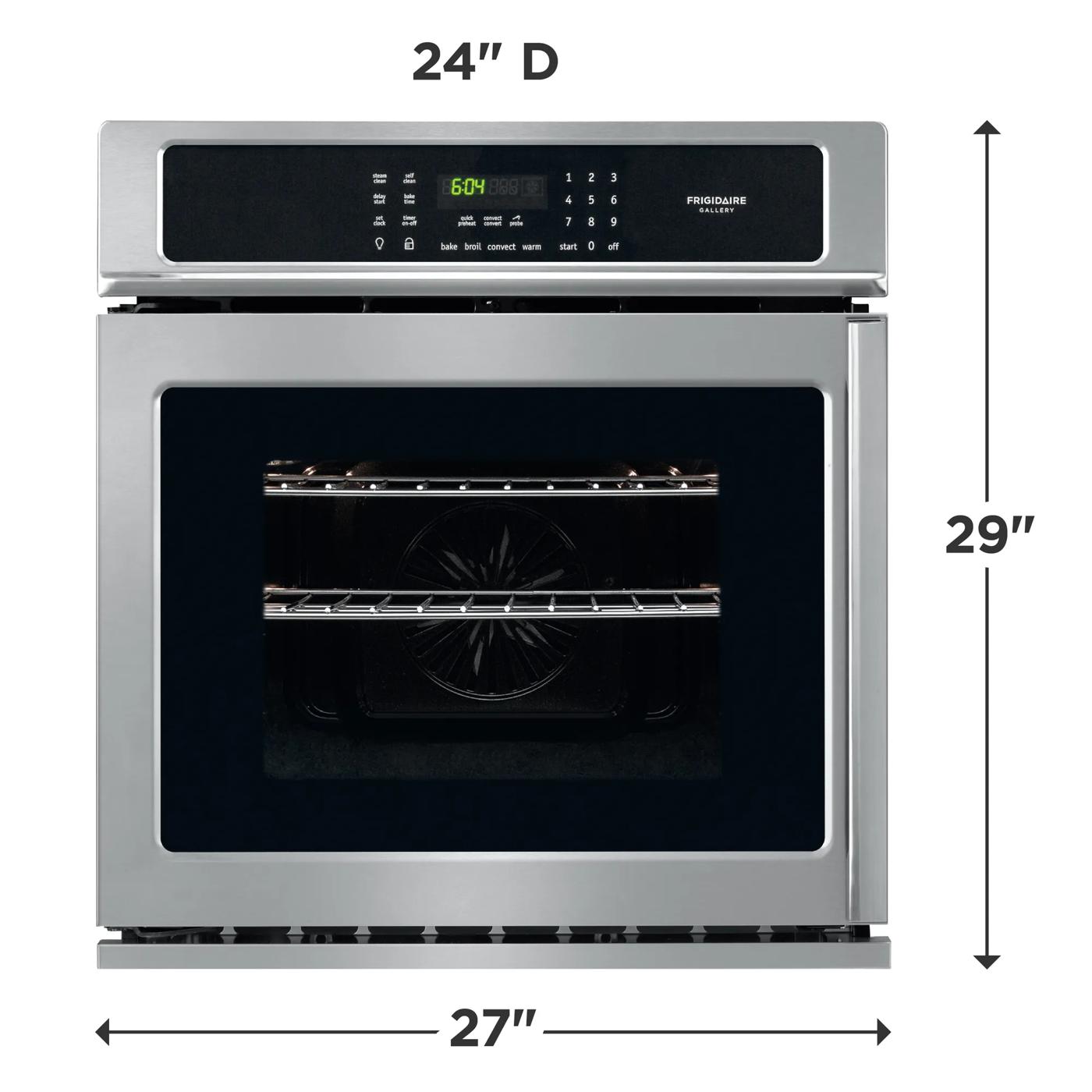 27" Single Electric Wall Oven Stainless Steel-FGEW276SPF