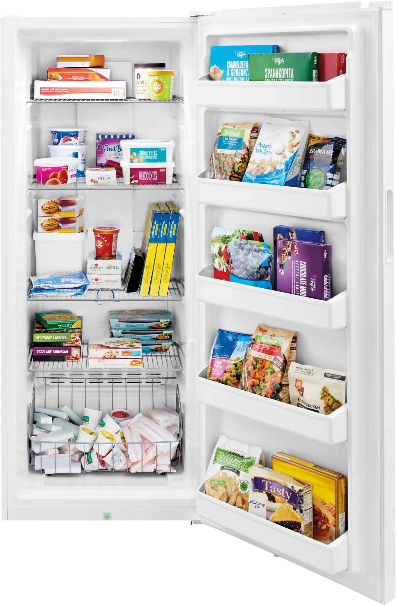 16 Cu. Ft. Garage Ready Upright Freezer White-FFFU16F2VW