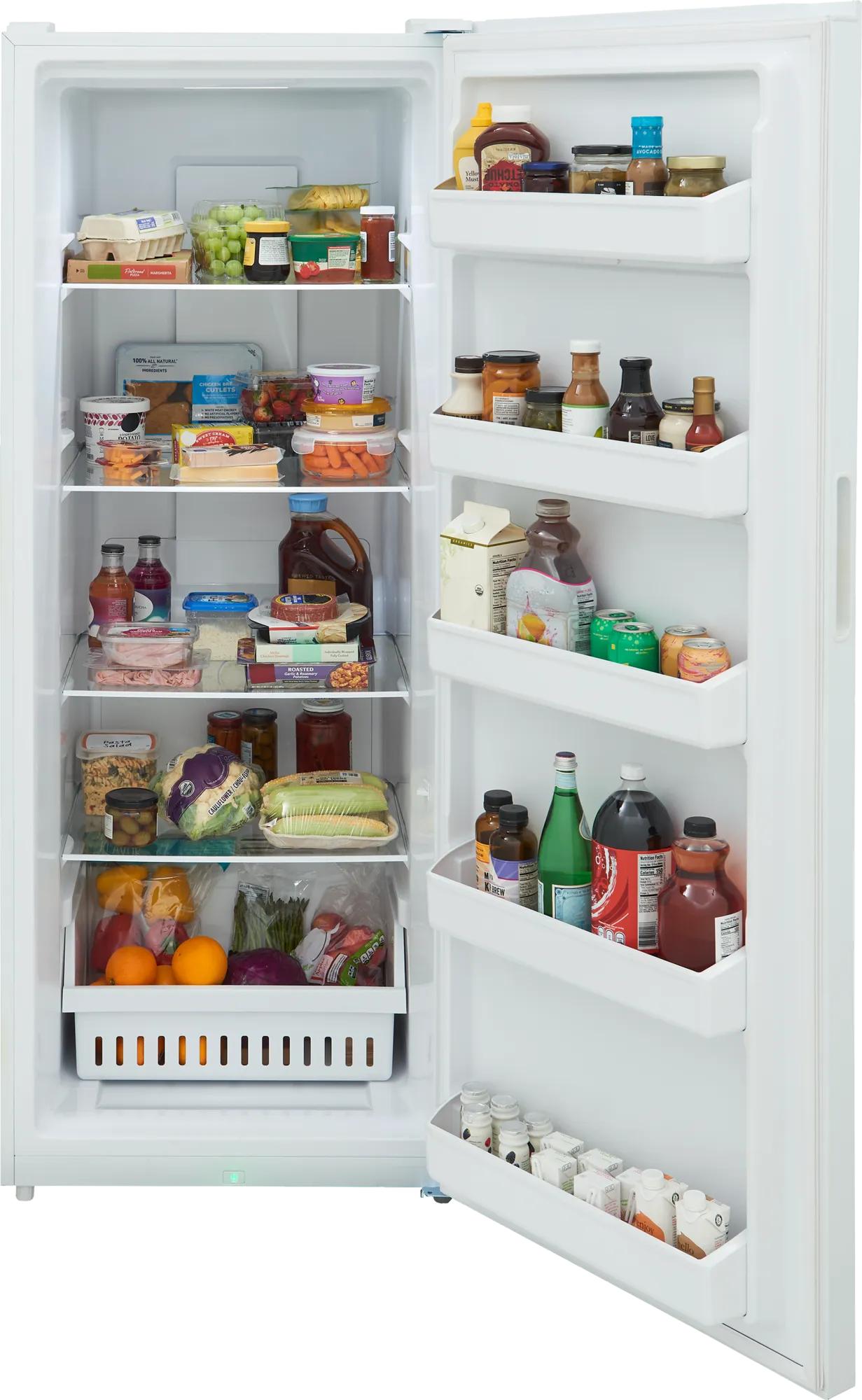 Congélateur droit convertible de 18 pi³ parfait pour le garage Blanc-FFUE1826AW