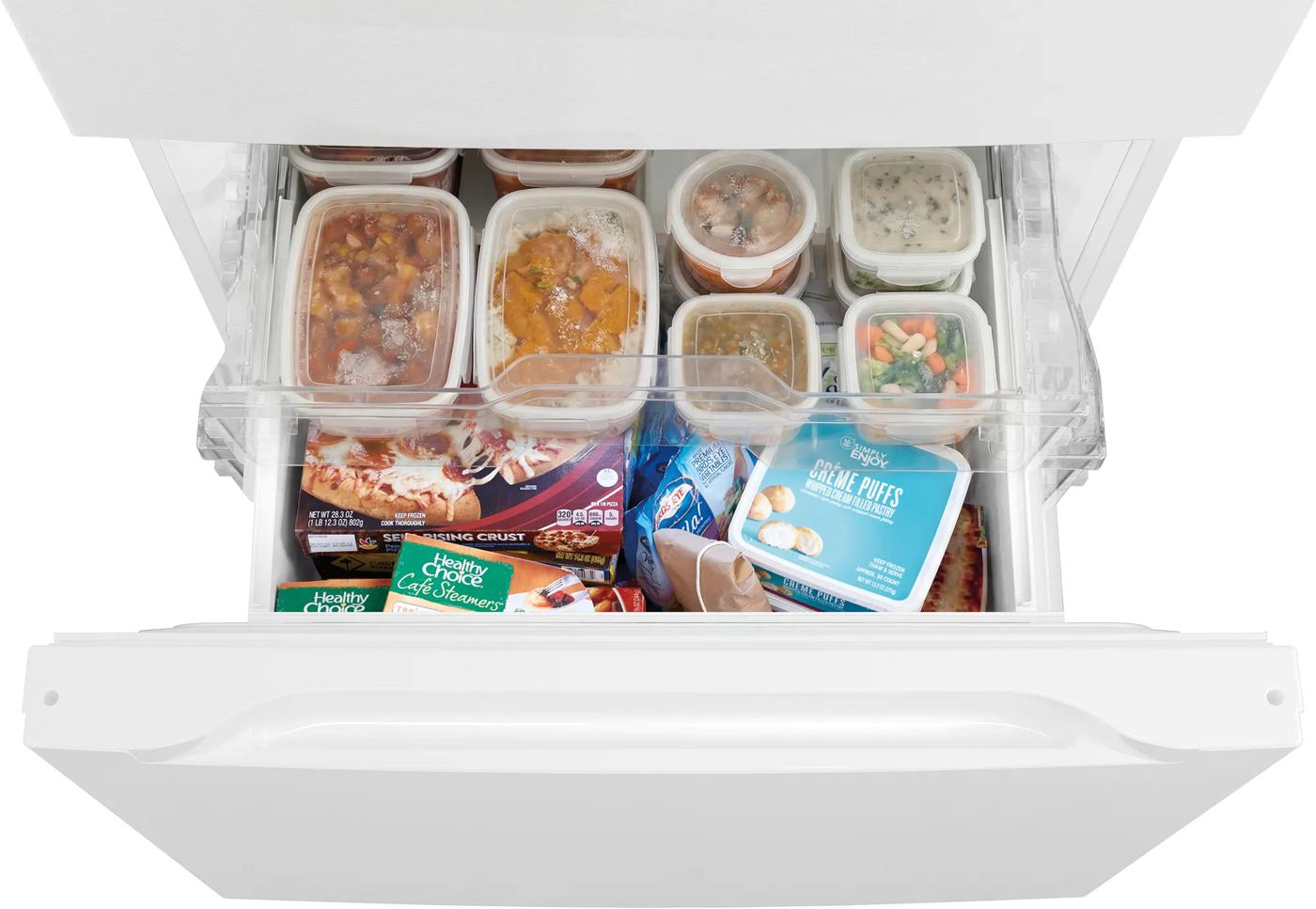 Réfrigérateur avec congélateur inférieur de profondeur standard de 19 pi³ de Frigidaire Blanc-FRBE1925AW