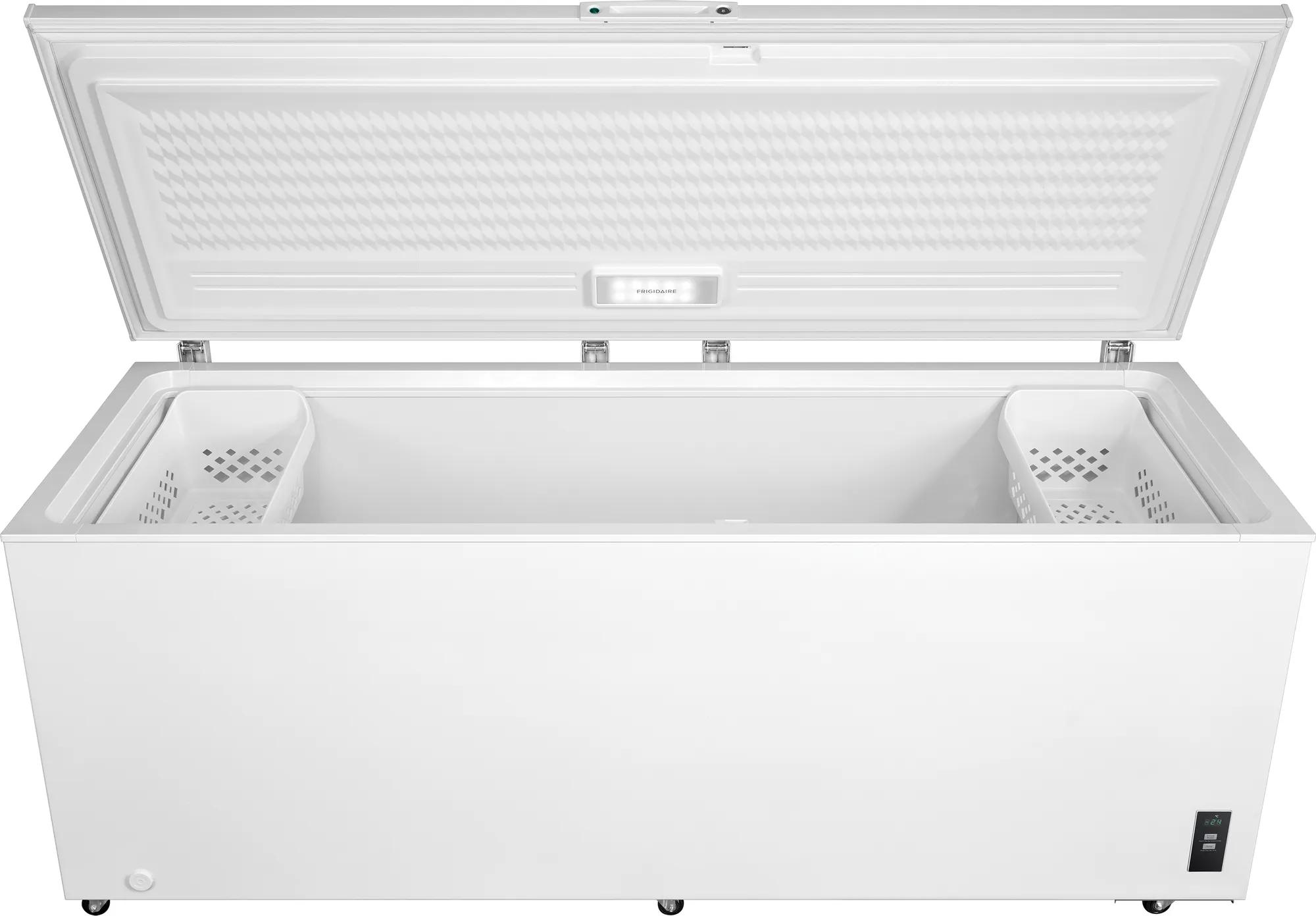 25 Cu. Ft. Garage Ready Chest Freezer White-FFCL2542AW