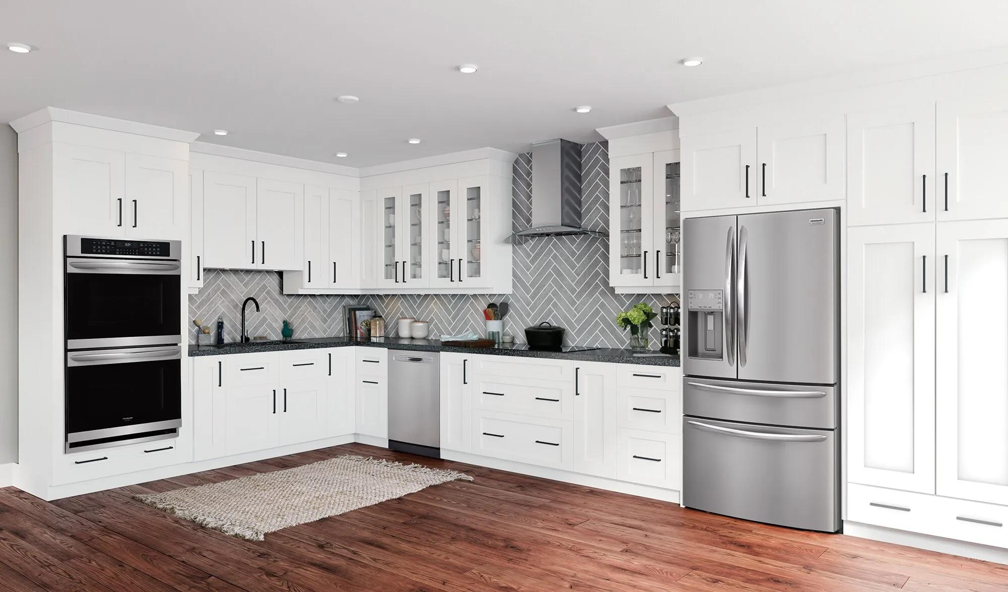 Hotte murale de 36 po à auvent en verre Acier inoxydable-FHWC3660LS