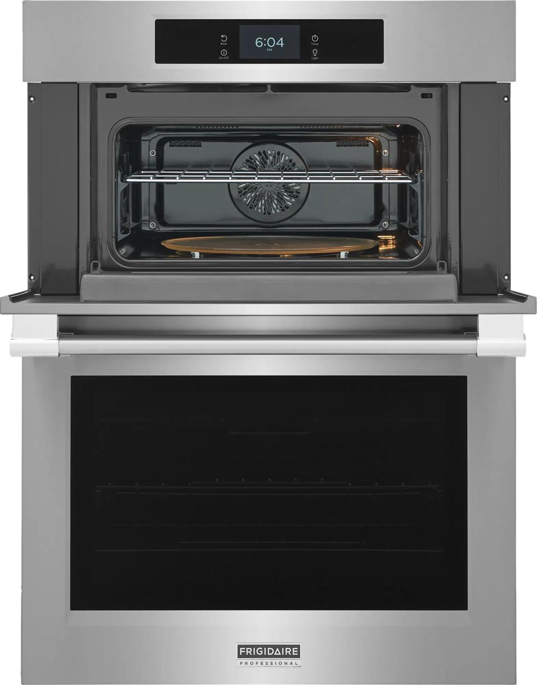 30" Microwave Combination Wall Oven with Stone-Baked Pizza Mode Stainless Steel-PCWM3085AF