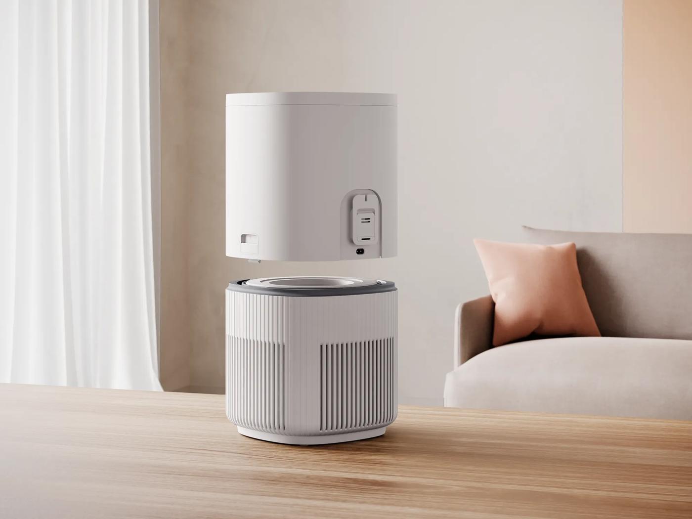 Purificateur d’air HEPA équipé d’un système Wi-Fi Blanc-FHAP1040A1