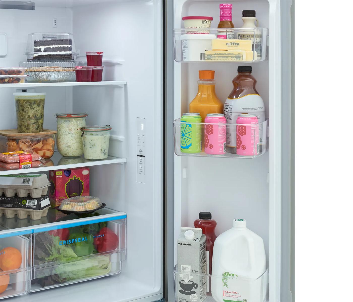 20 Cu. Ft. Counter-Depth French Door Refrigerator Fingerprint-Resistant Stainless Steel Look-FRFG2033AV