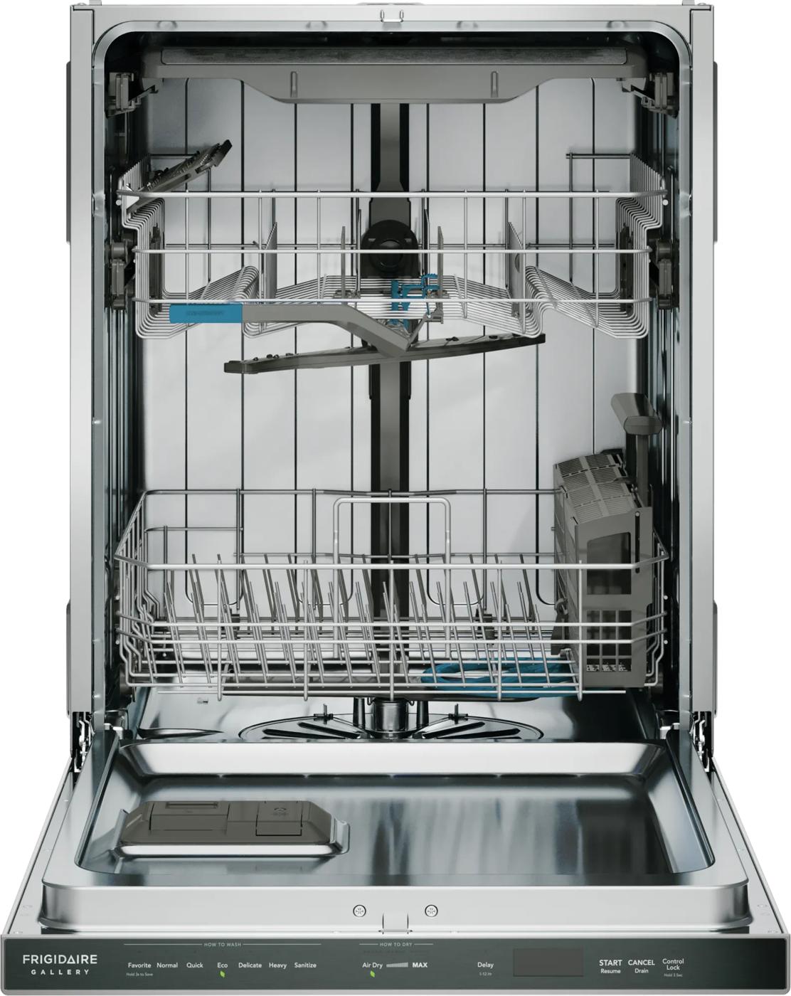 24" Stainless Steel Tub Built-In Dishwasher with CleanBoost™ Stainless Steel-GDSP4715AF