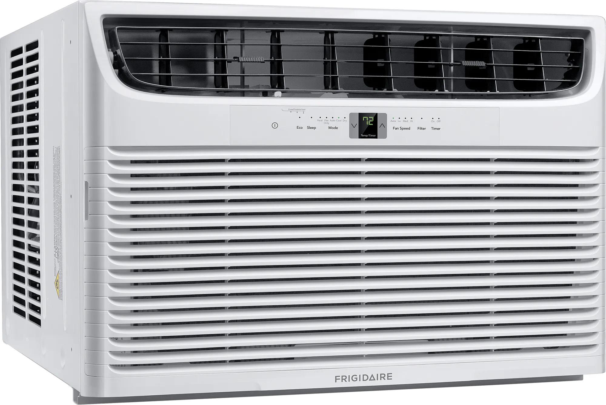 25,000 BTU Window Air Conditioner with Supplemental Heat and Slide Out Chassis White-FHWE252WA2