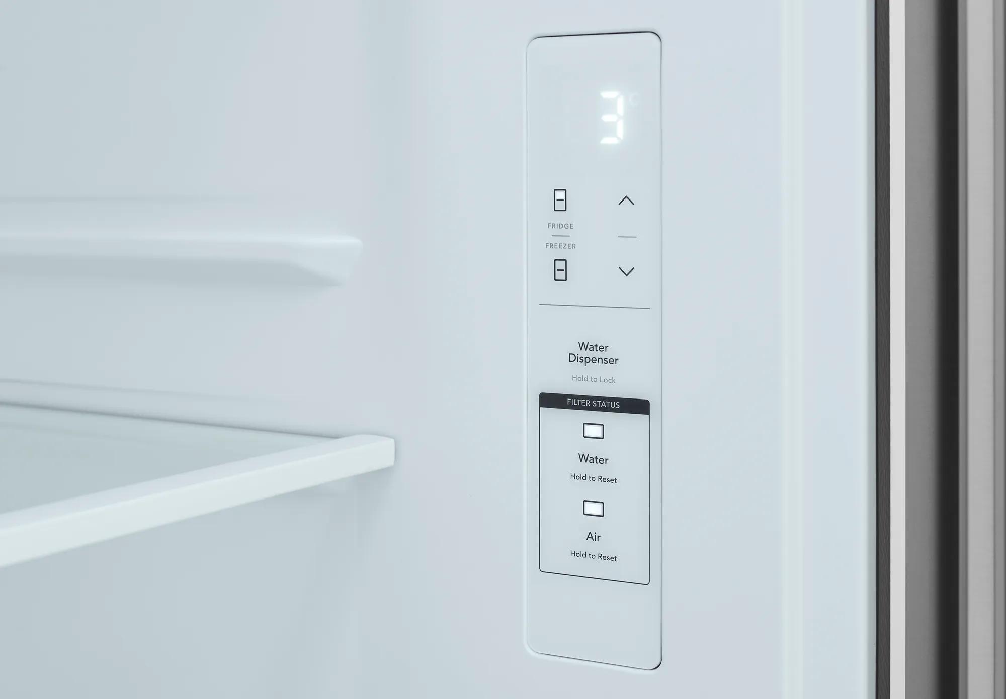 20 Cu. Ft. Counter-Depth French Door Refrigerator Fingerprint-Resistant Stainless Steel Look-FRFG2033AV