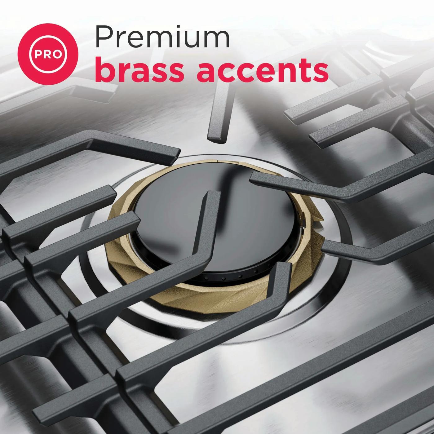 36" Gas Cooktop Stainless Steel-PCCG3680AS