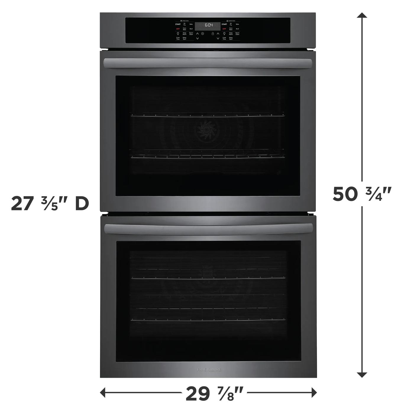 30" Double Wall Oven Black Stainless Steel-FCWD3030AD