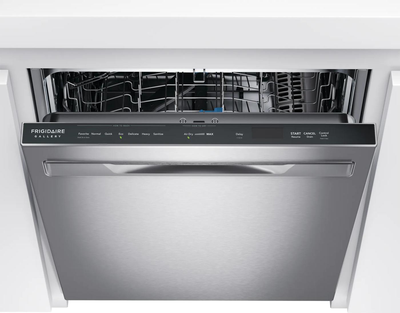 24" Stainless Steel Tub Built-In Dishwasher with CleanBoost™ Stainless Steel-GDSP4715AF