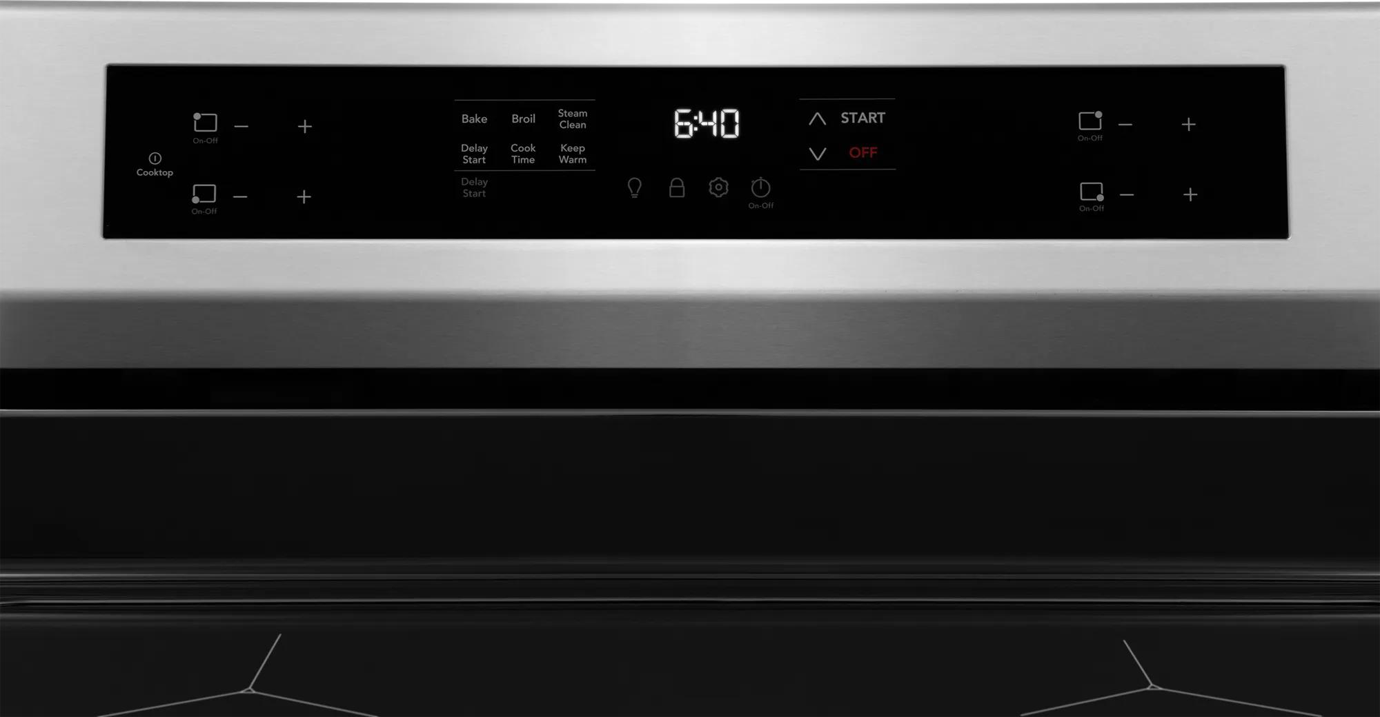 La cuisinière à induction à commande arrière de 30 po Acier inoxydable-FCRI306CAS