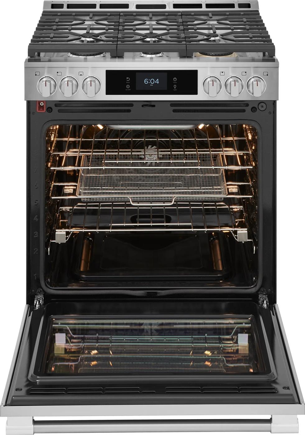 Cuisinière au gaz de 30 po (76,2 cm) avec pizza cuite sur pierre Acier inoxydable-PCFG3085BF