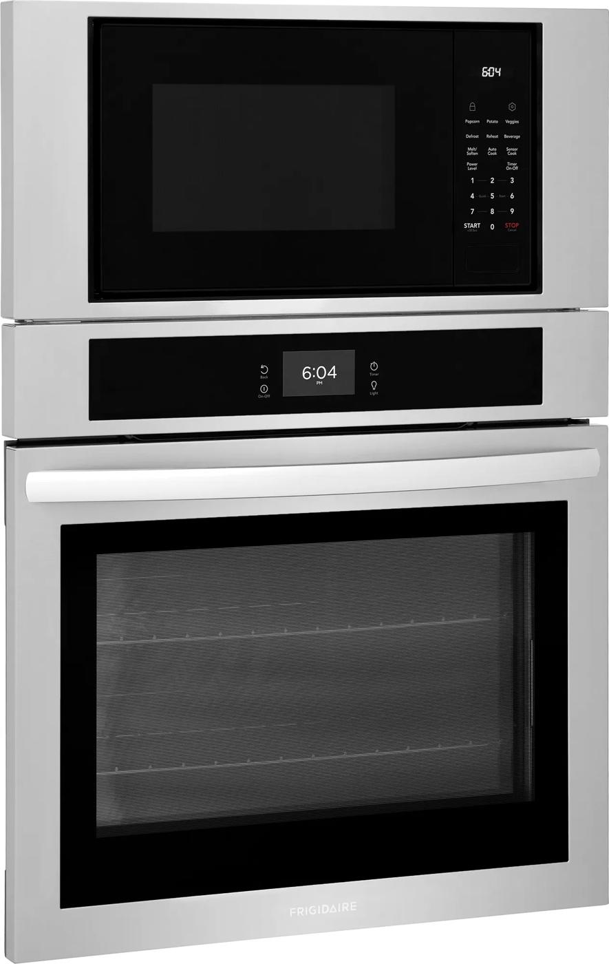 30" Electric Wall Oven and Microwave Combination Stainless Steel-FCWM3027AS