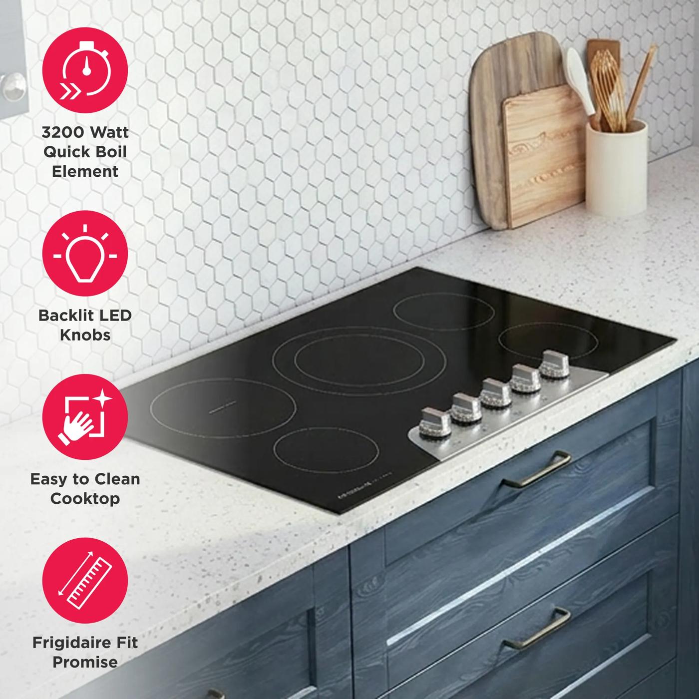 36" Electric Cooktop Stainless Steel-GCCE3670BS