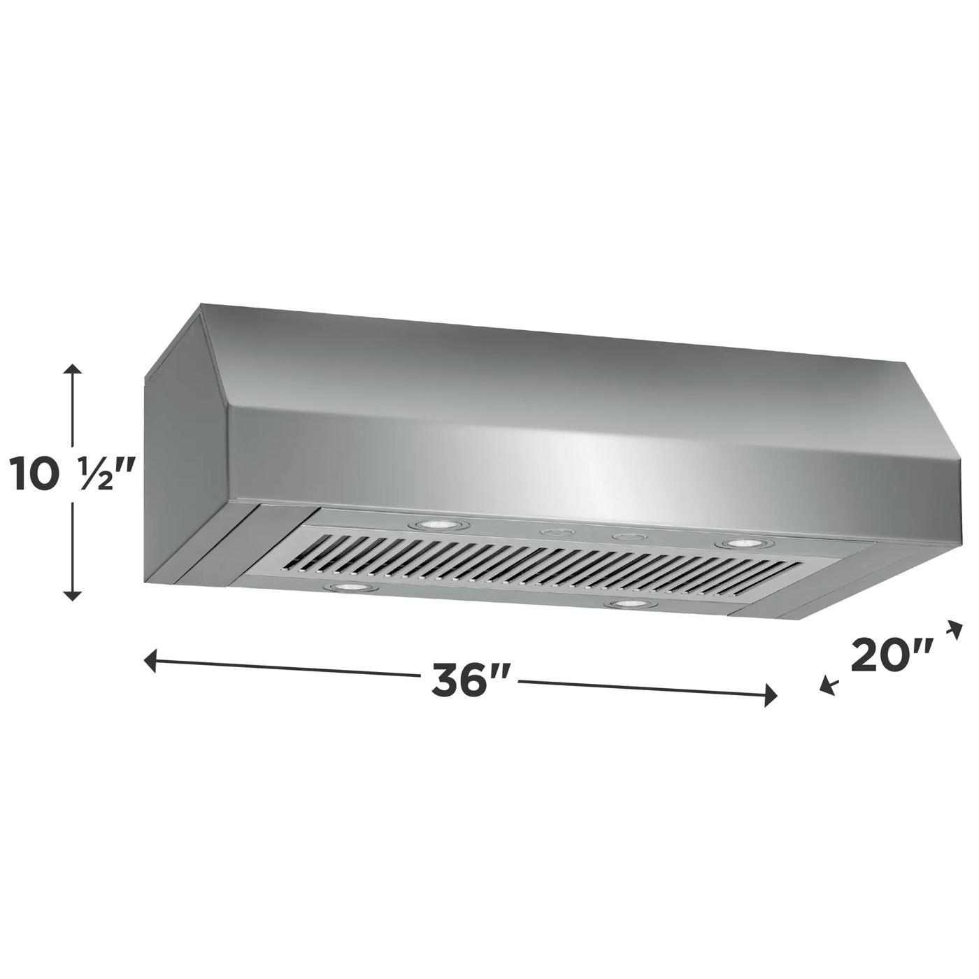 36" Under Cabinet Range Hood Stainless Steel-FHWC3650RS