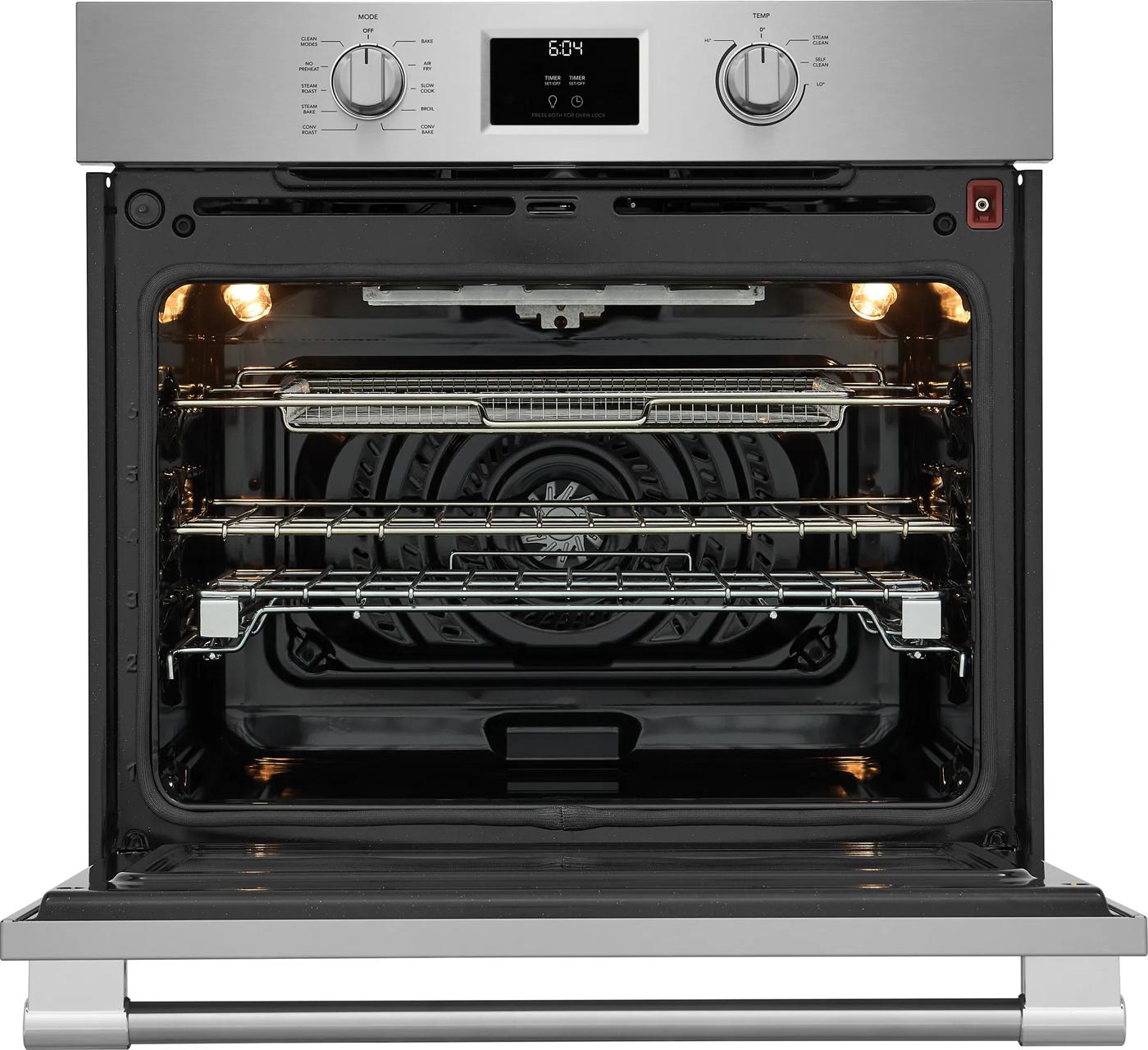 30" Single Wall Oven with Total Convection Stainless Steel-PCWS3080AF