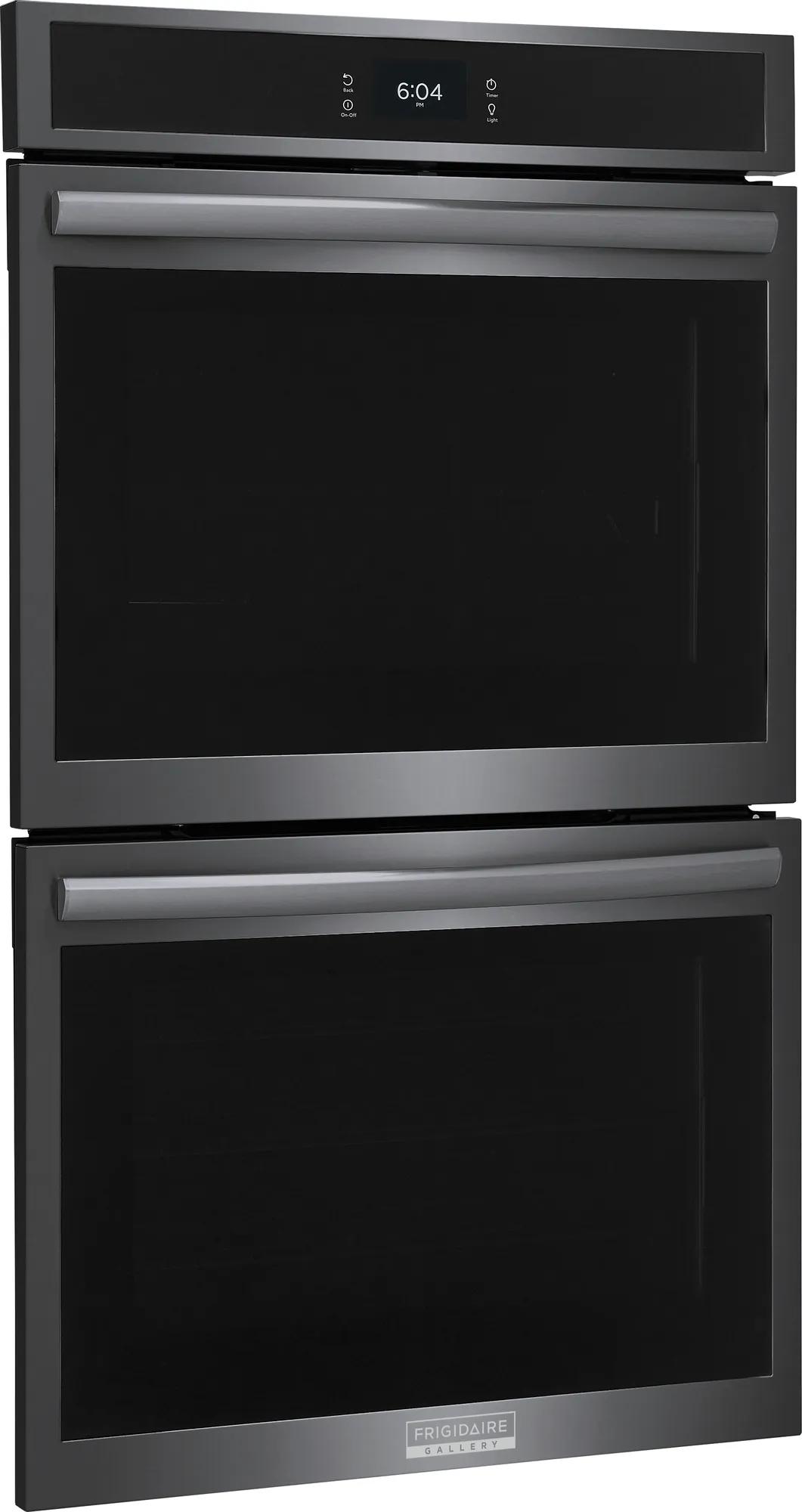 30" Double Electric Wall Oven with Total Convection Black Stainless Steel-GCWD3067AD